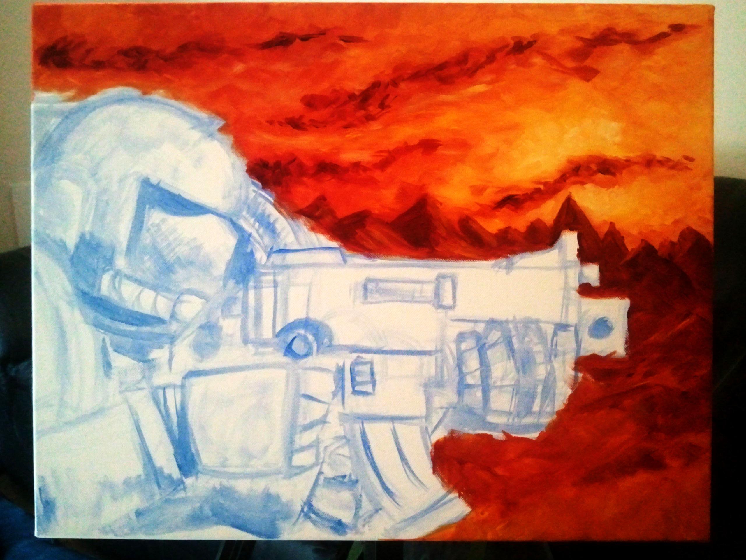 Marine Painting WIP