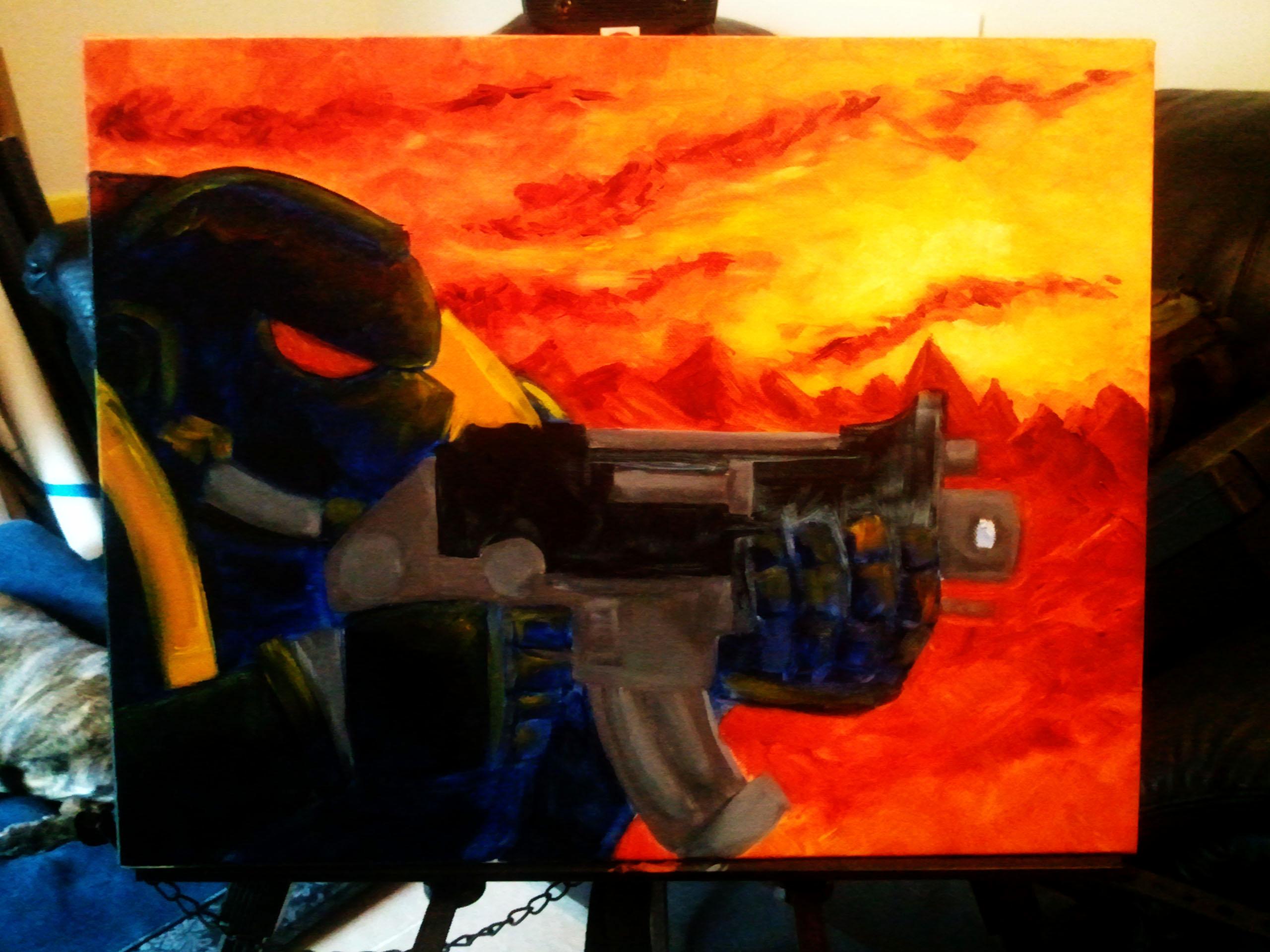 Marine Painting WIP