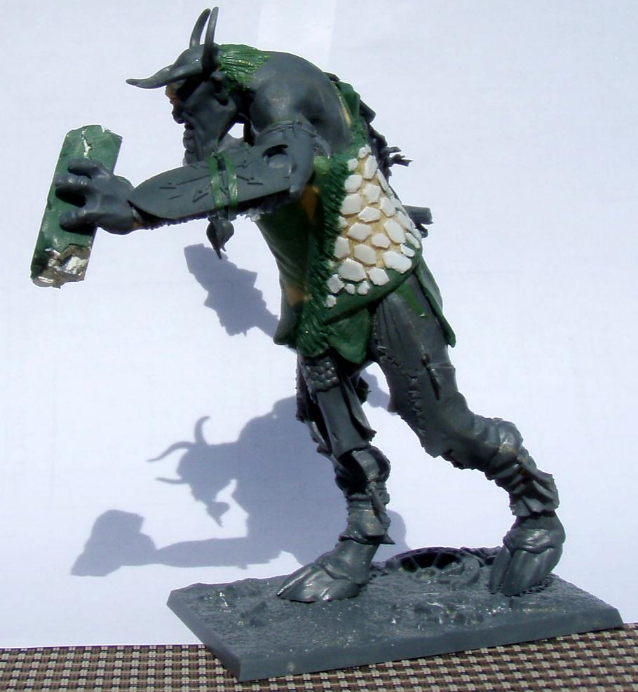 Beastmen, Beasts Of Chaos, Conversion, Cyclops, Cygor, Giant, Greenstuff, Warhammer Fantasy, Work In Progress