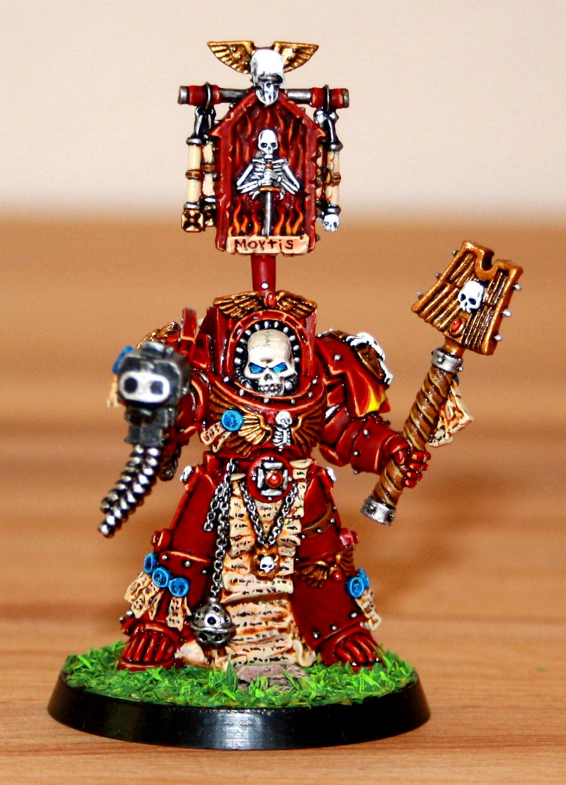 Chaplain, Red Hunters, Space Marines, Terminator Armor