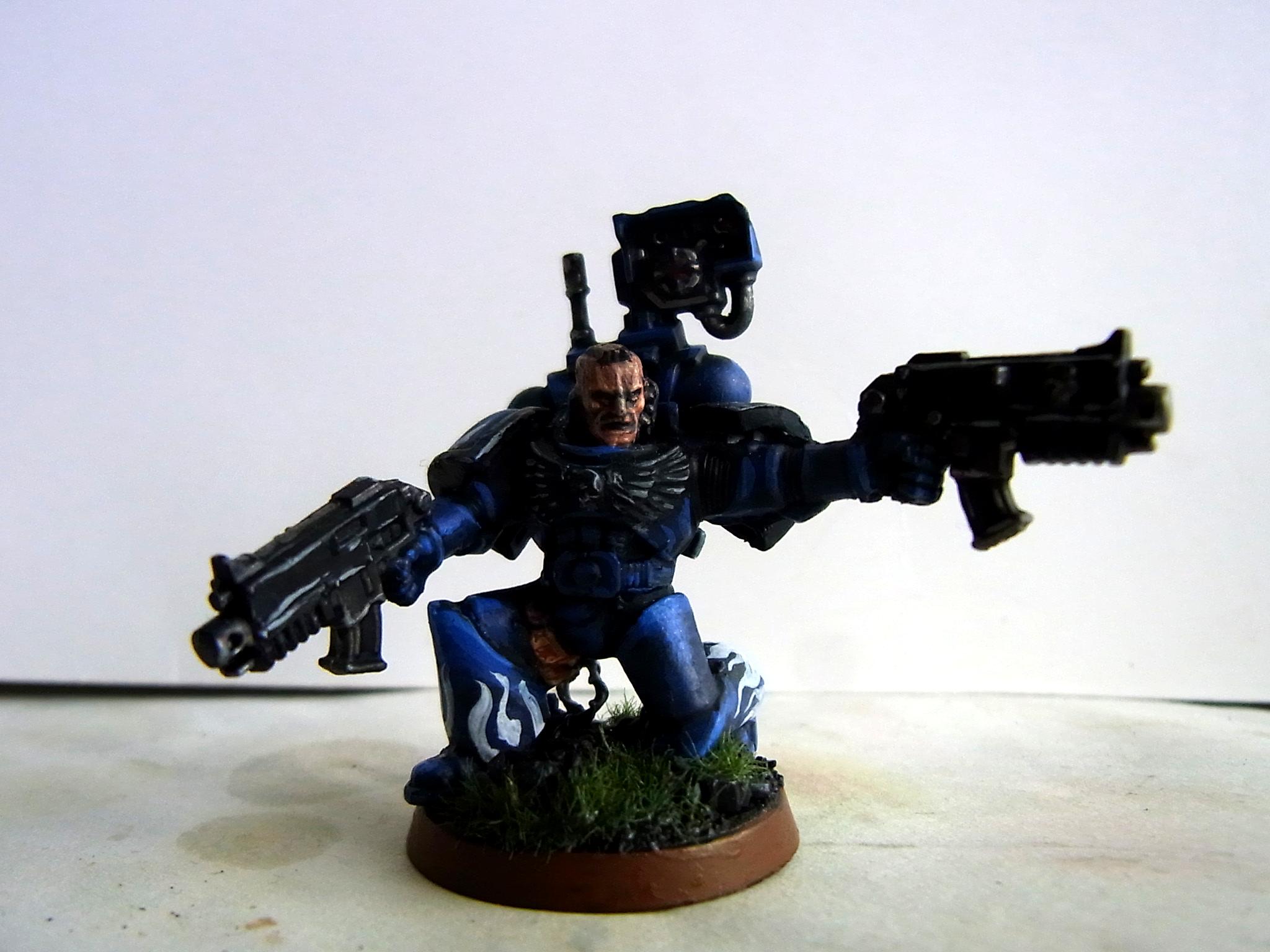 Devastator Sgt, Space Marines, Wolf