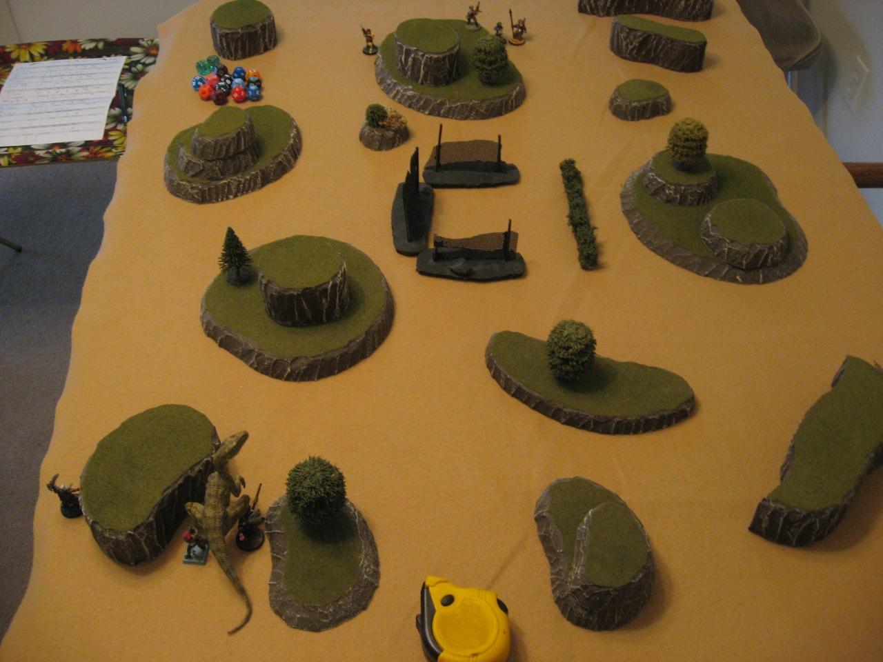 Dinosaur, Dinosaur Cowboys, Skirmish, Tabletop