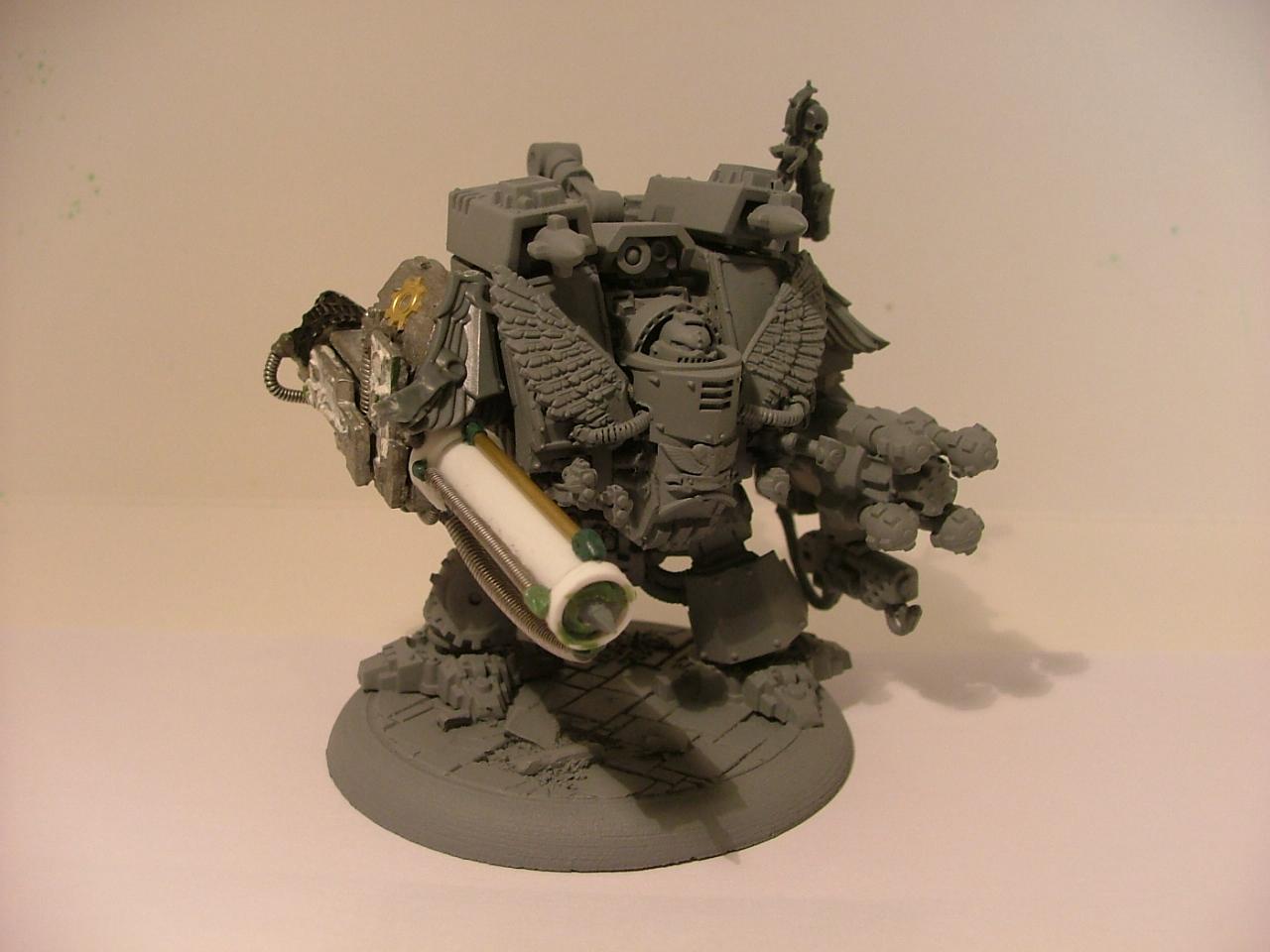 Conversion Beamer, Master Of The Forge, Mentor Legion, Space Marines, Techmarine, Work In Progress