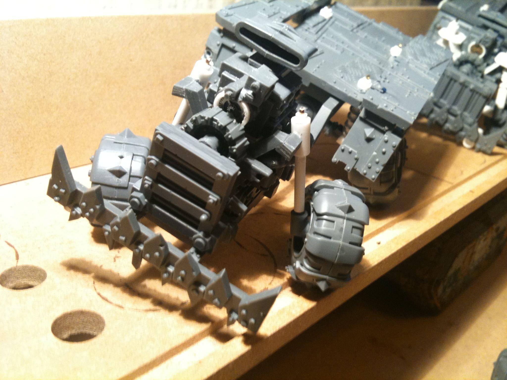 Da Dark Angelz, Gms, Orks, Trukk, Work In Progress