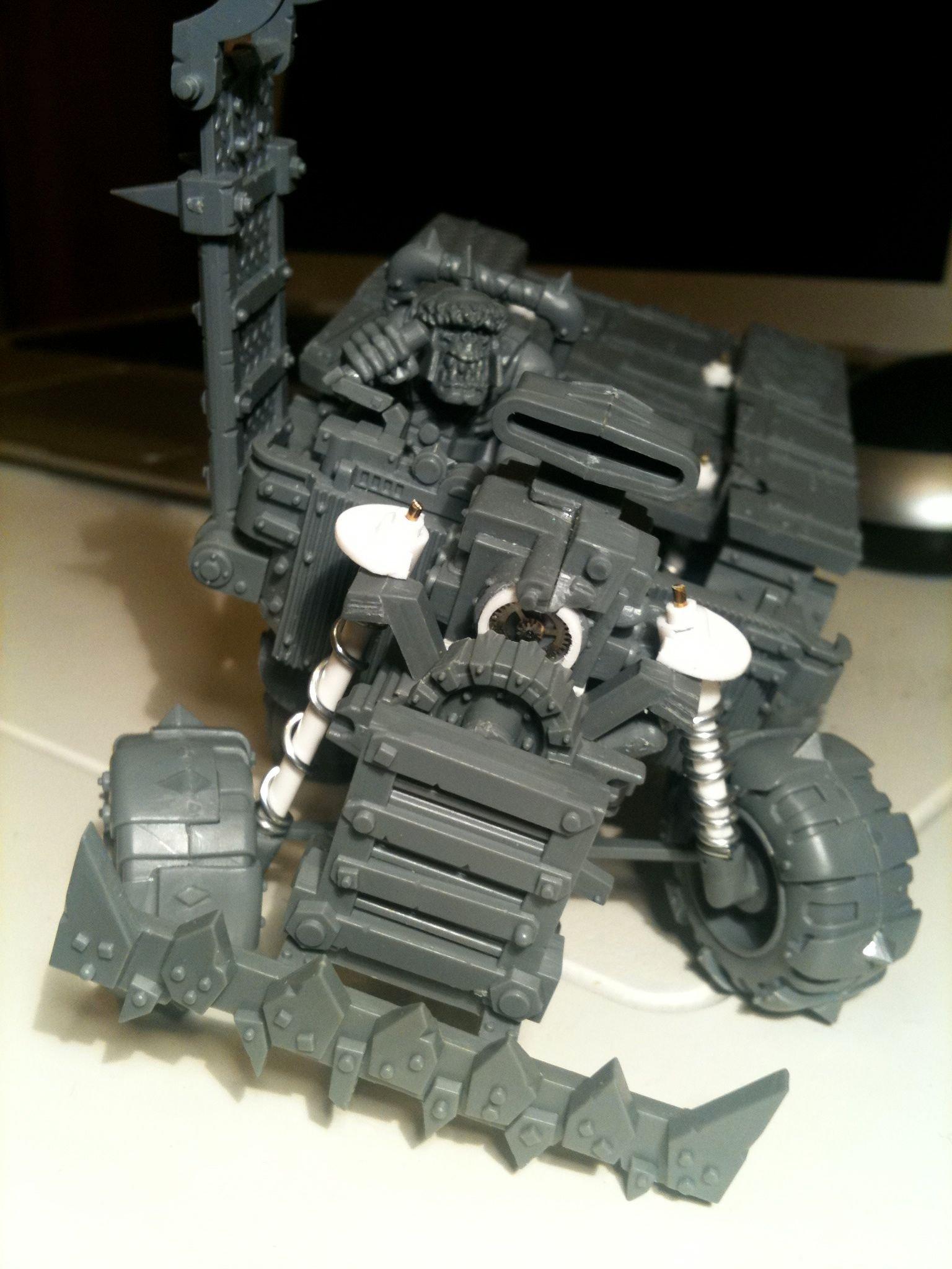 Da Dark Angelz, Gms, Orks, Trukk, Work In Progress