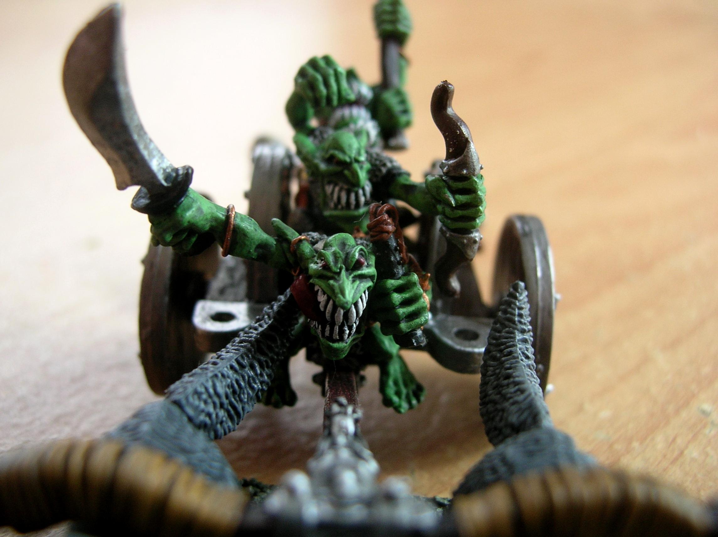 Chariot, Goblins, Streitwagen, Warhammer Fantasy, Wolf