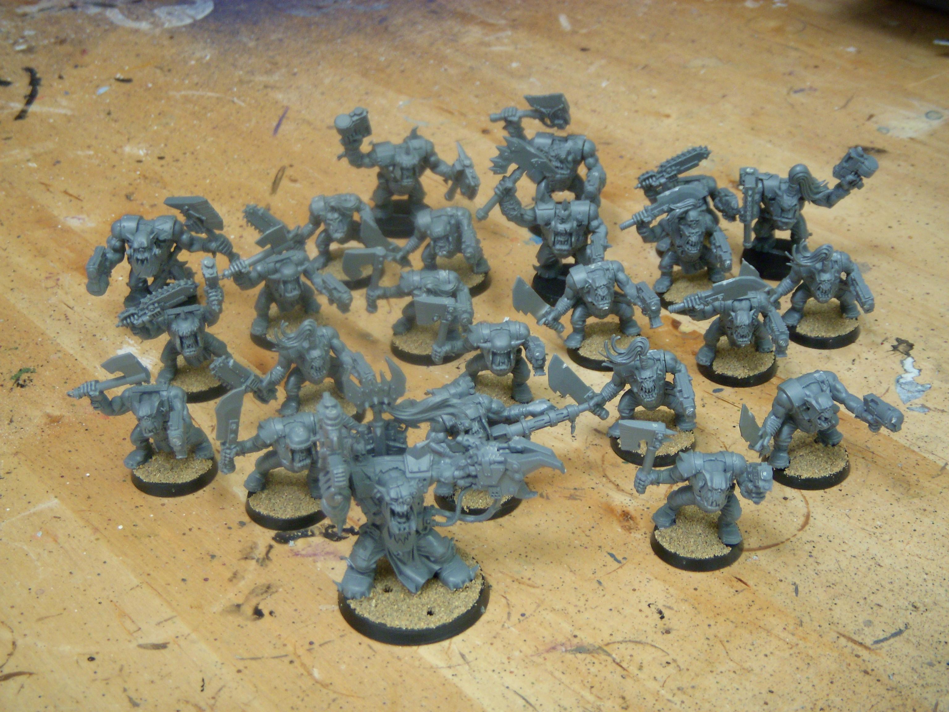 Bad Moon Orks, Imperial Guard Mordian Iron Guard Bad Moon Orks, Mordian Imperial Guard