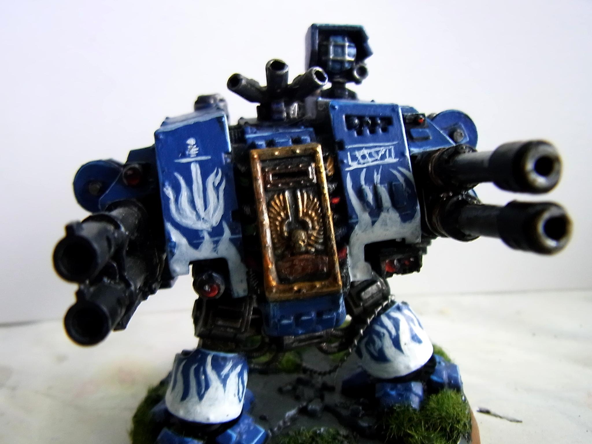 Autocannon, Dreadnought, Rifleman, Space Marines, White Swords