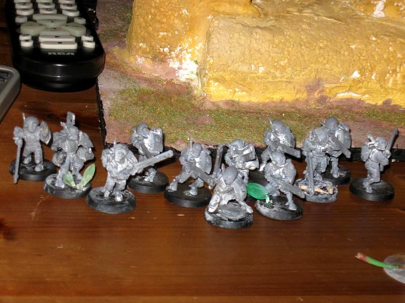 Battlesuit, Drones, Ethereal, Fire Warriors, Hammerhead, Jungle, Piranha, Tau, Terrain