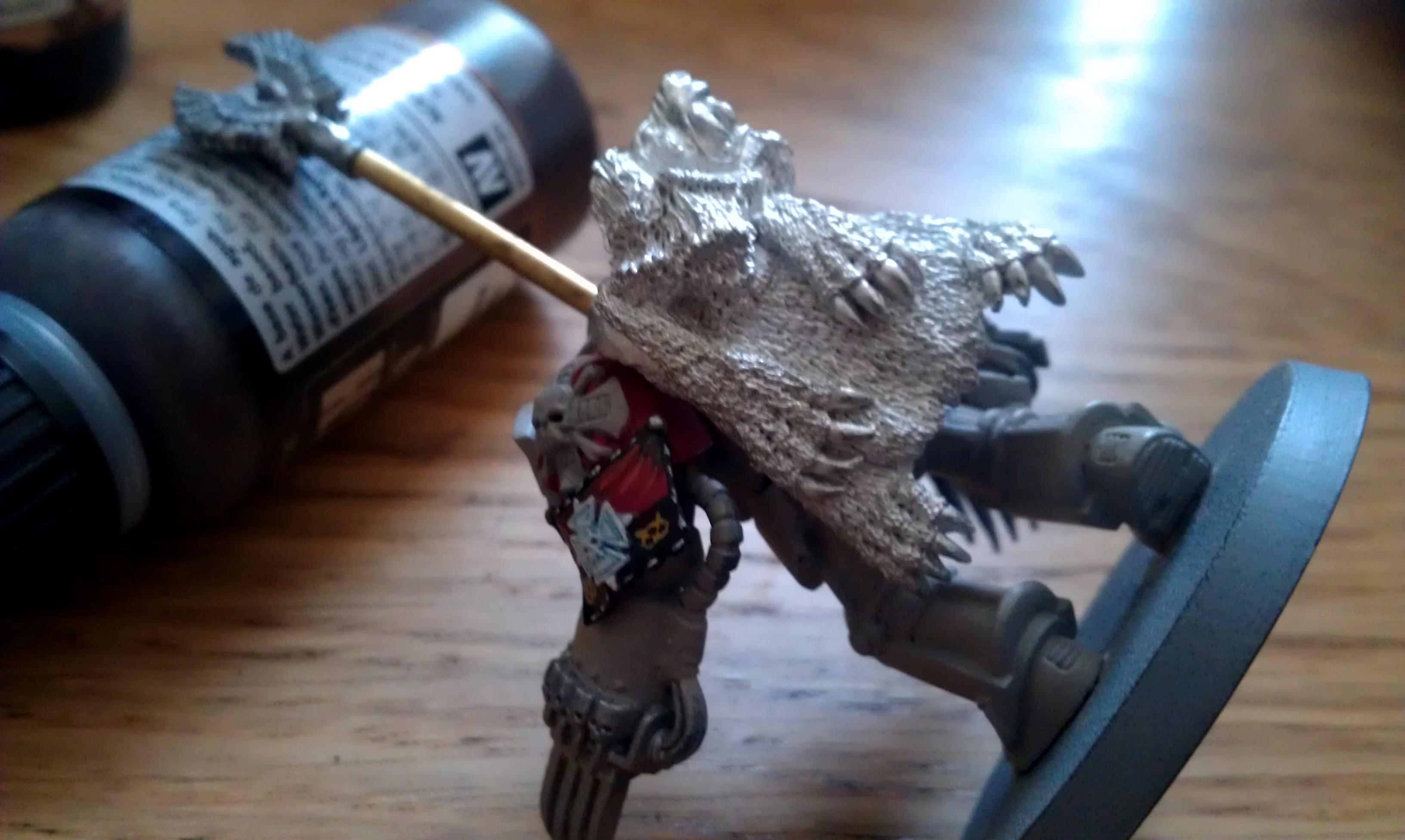 Banner, Cloak, Deathwing, Lightning Claws, Lion, Pip, Sergeant, Terminator Armor, Work In Progress