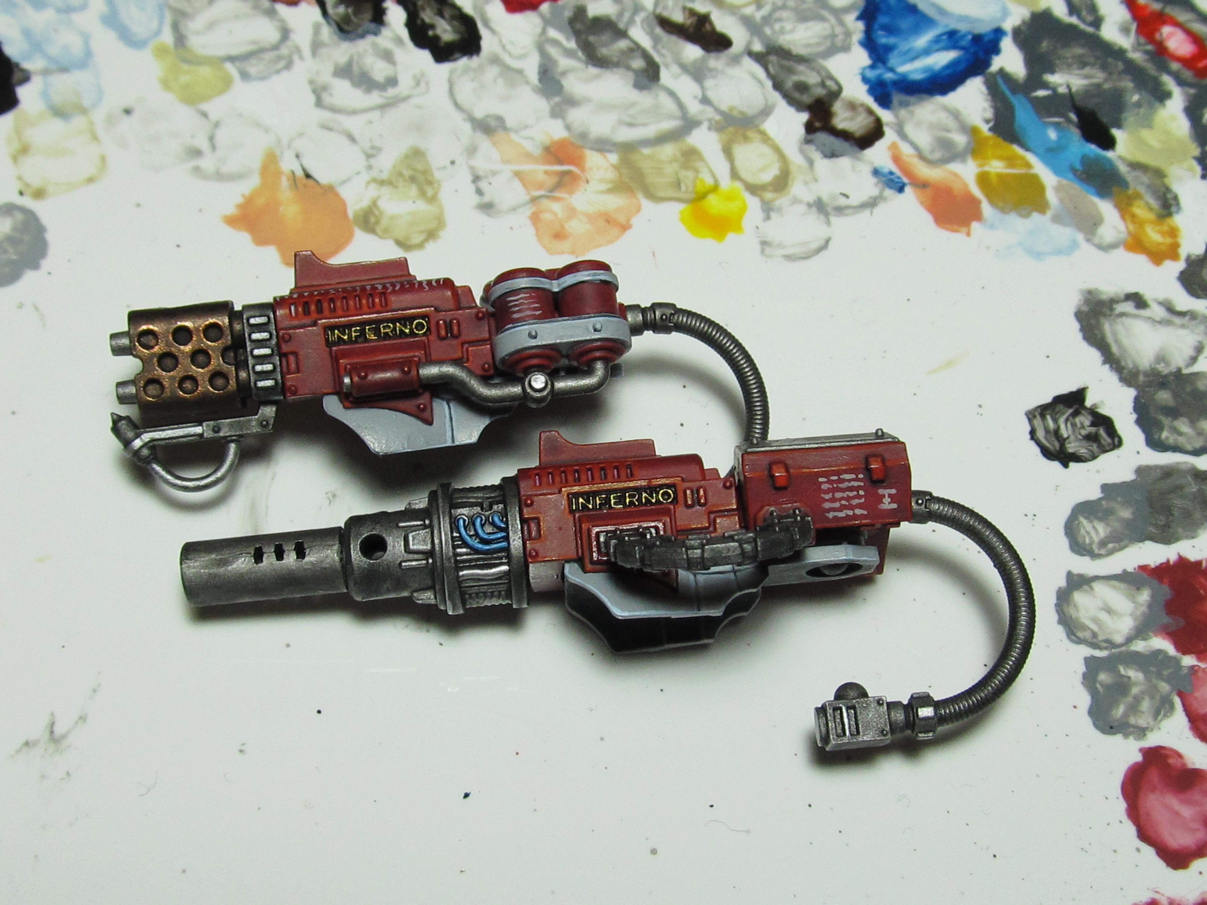 DK weapons 98% done other side