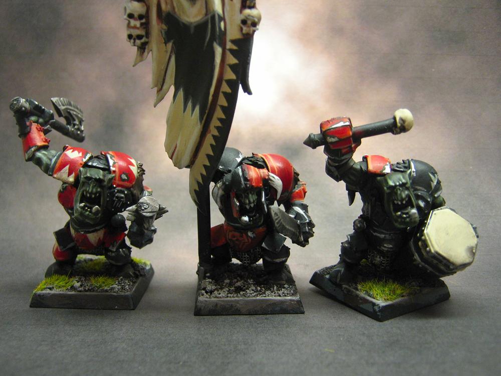 WiP Black Orc Command Group