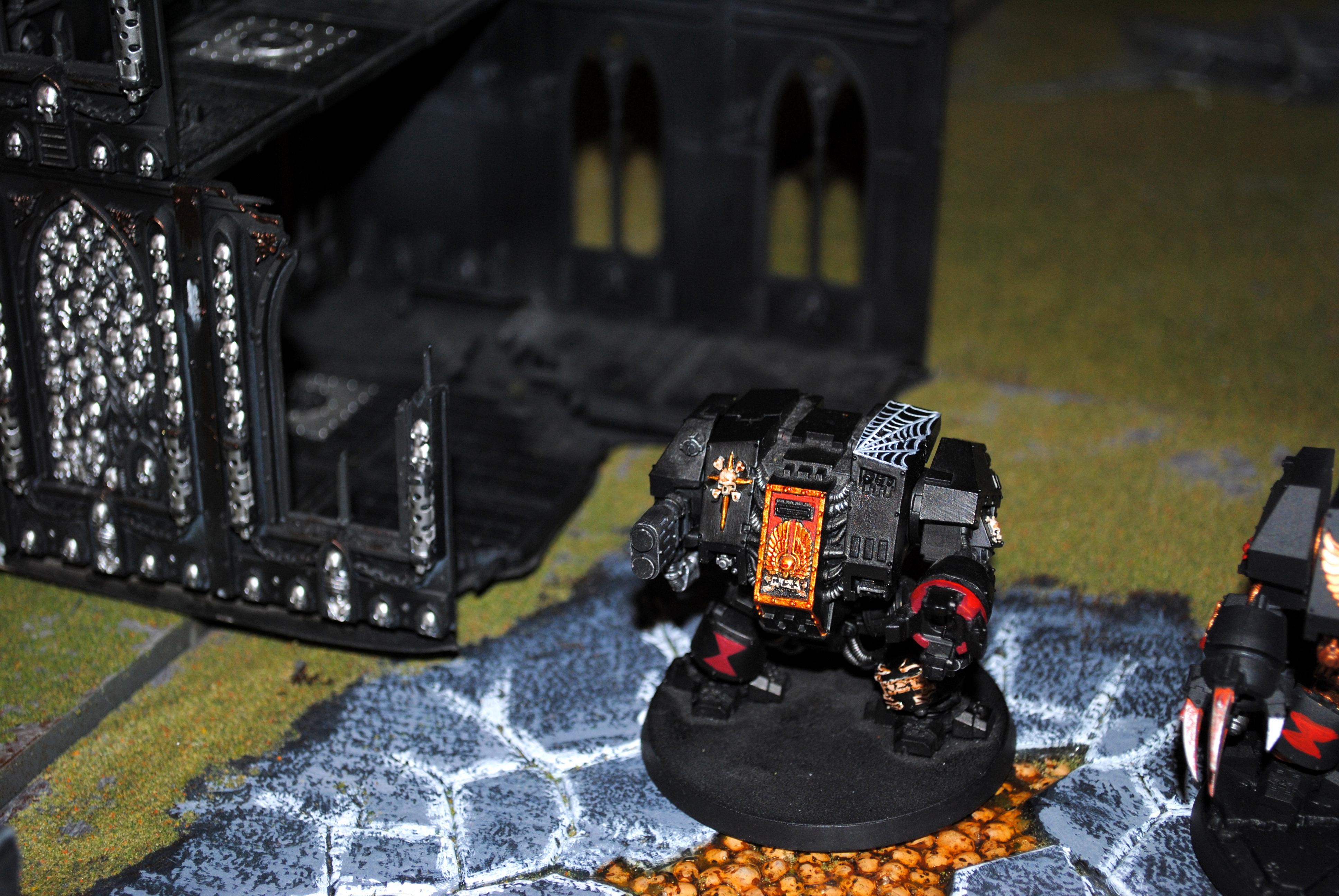 Blood Angels, Dreadnought, Freehand, Space Marines