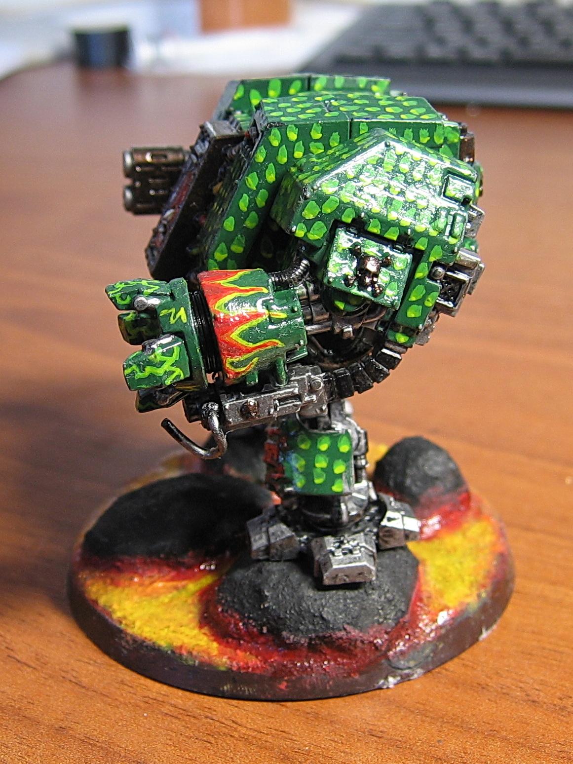 Dreadnought, Lava, Salamanders, Space Marines