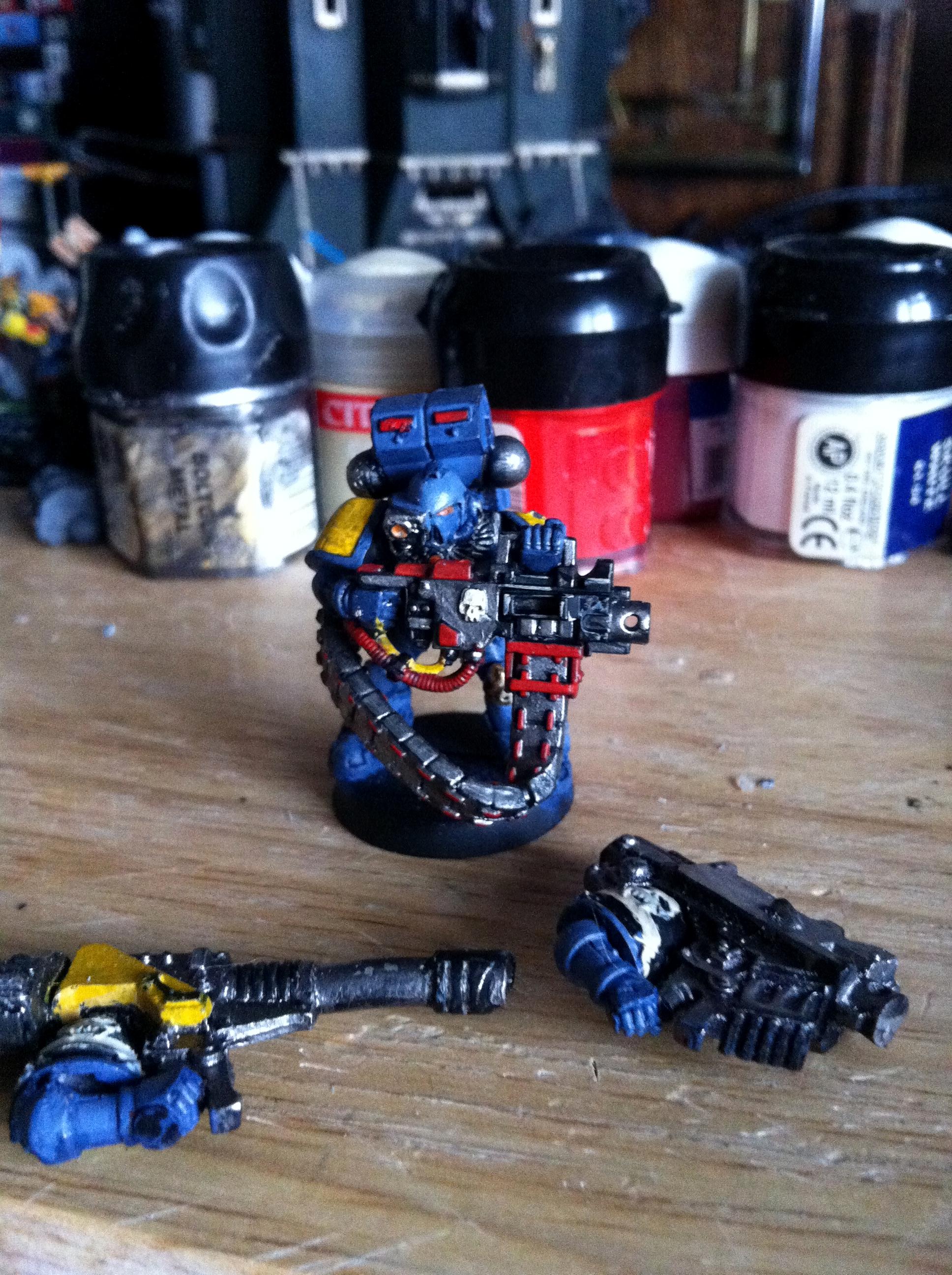 Heavy Bolter, Long Fang, Space Wolves, Warhammer 40,000
