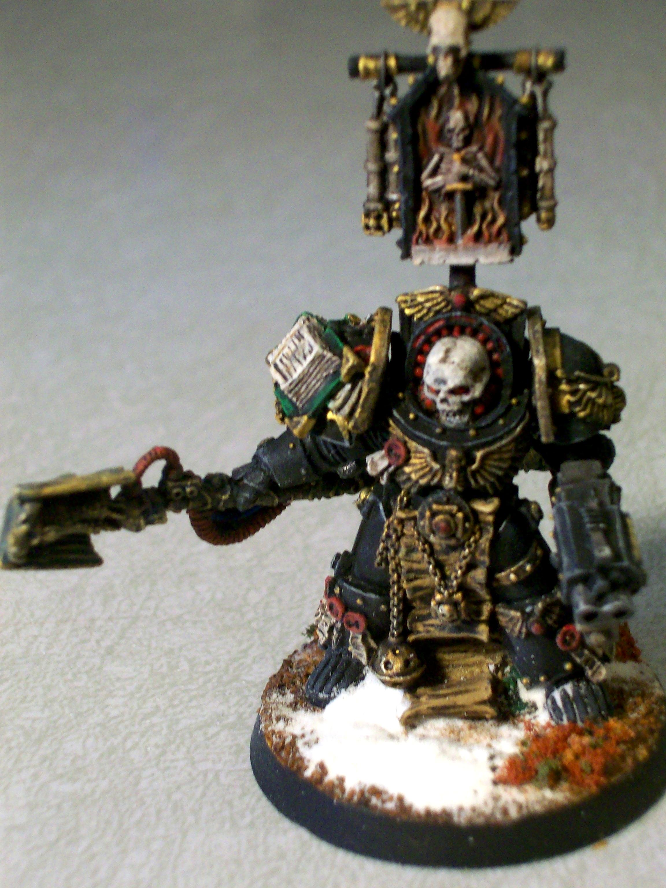 Chaplain, Dark Angels, Librarian, Terminator Armor