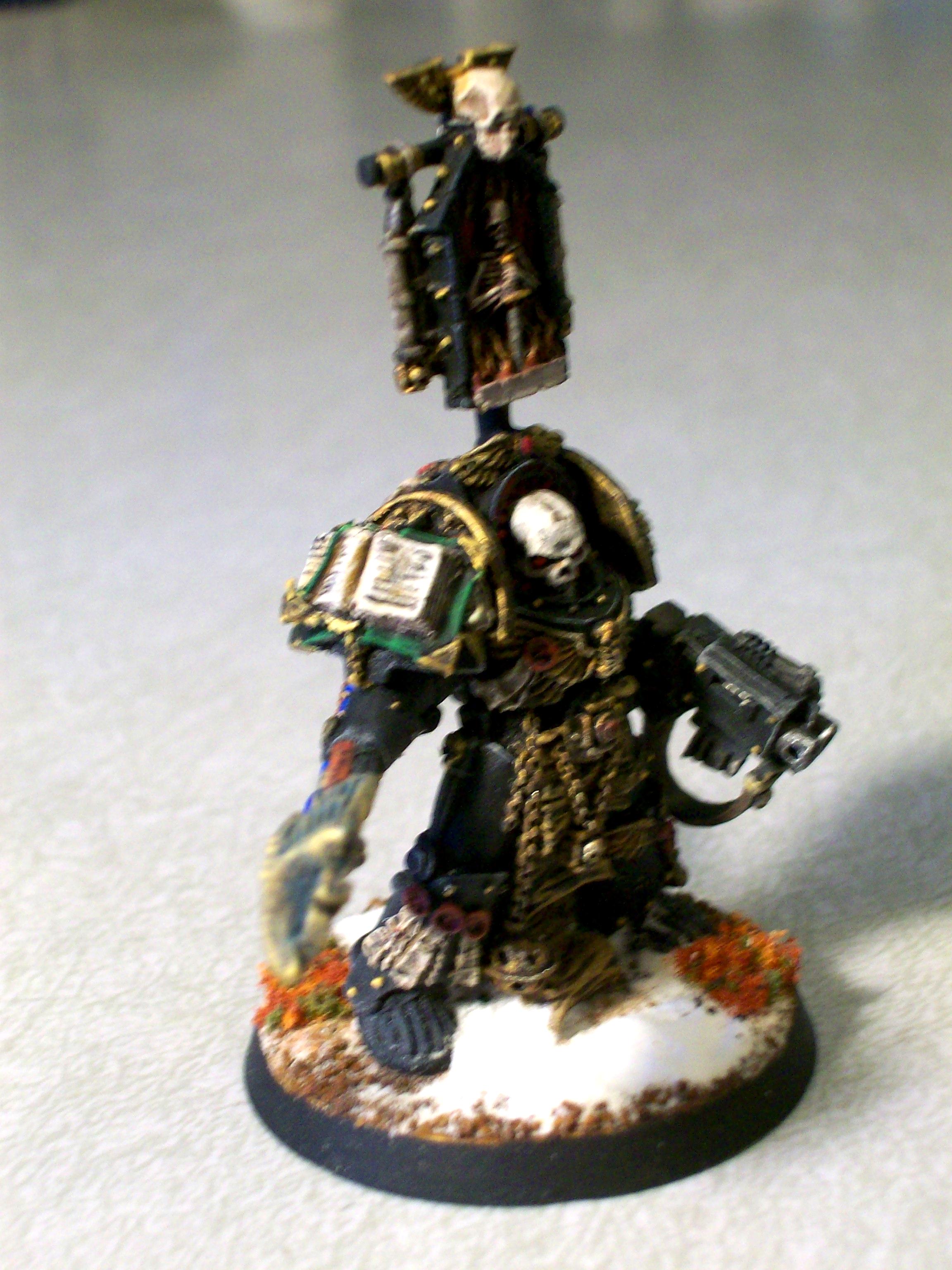Chaplain, Dark Angels, Librarian, Terminator Armor