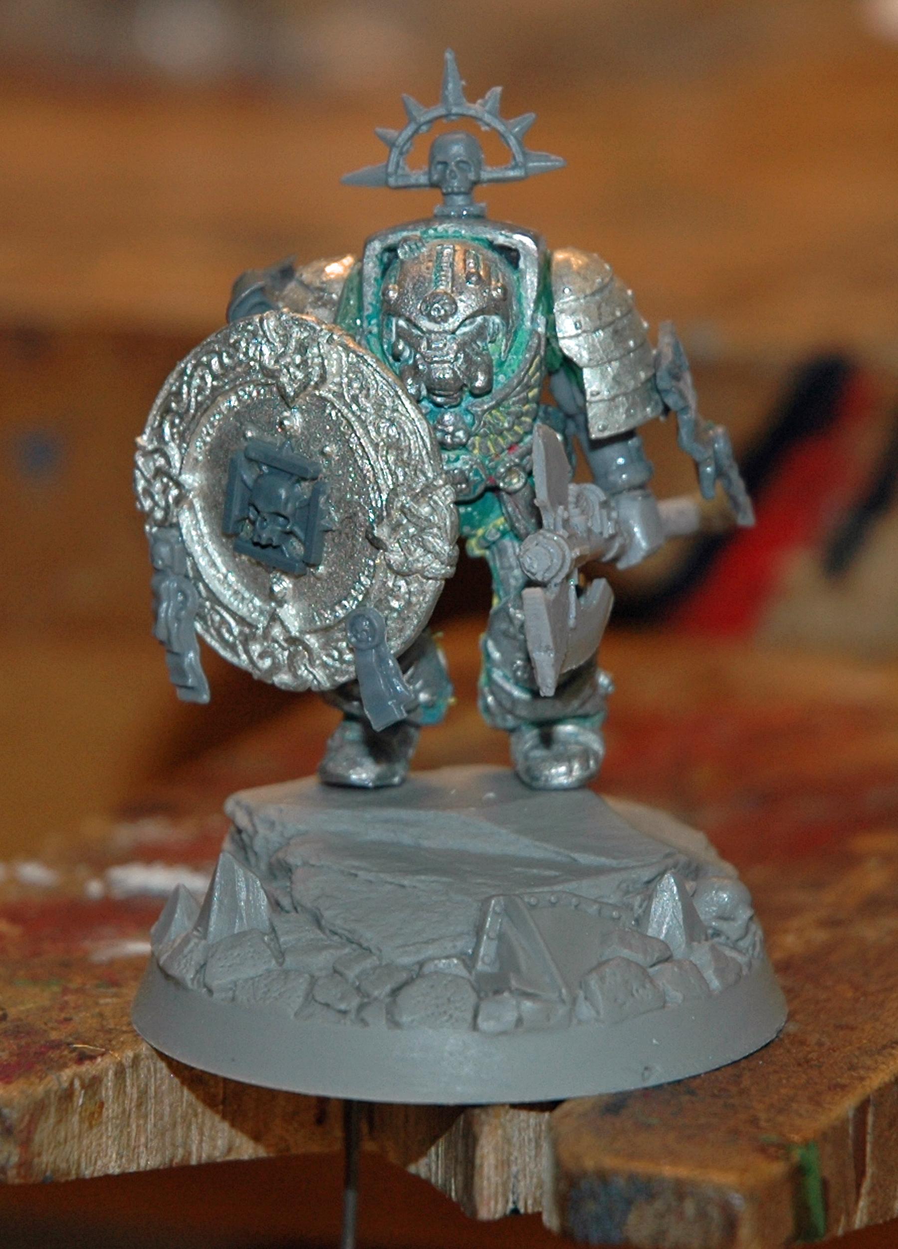 Librarian, Mantis Warriors, Space Marines, Terminator Armor, Warhammer 40,000, Work In Progress