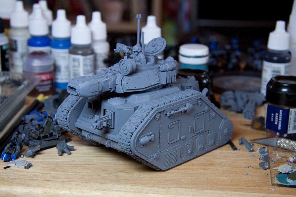 Imperial Guard, Leman Russ, Tank, Work In Progress