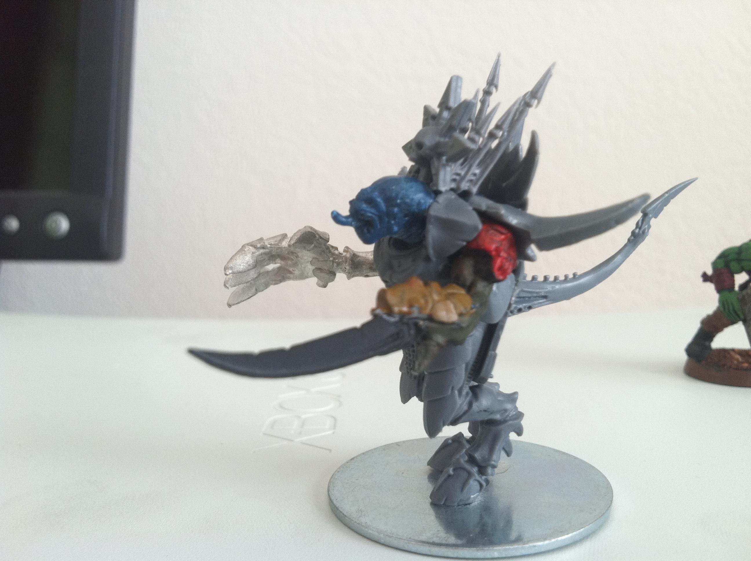 Possessed marine arm with a scything talon blade