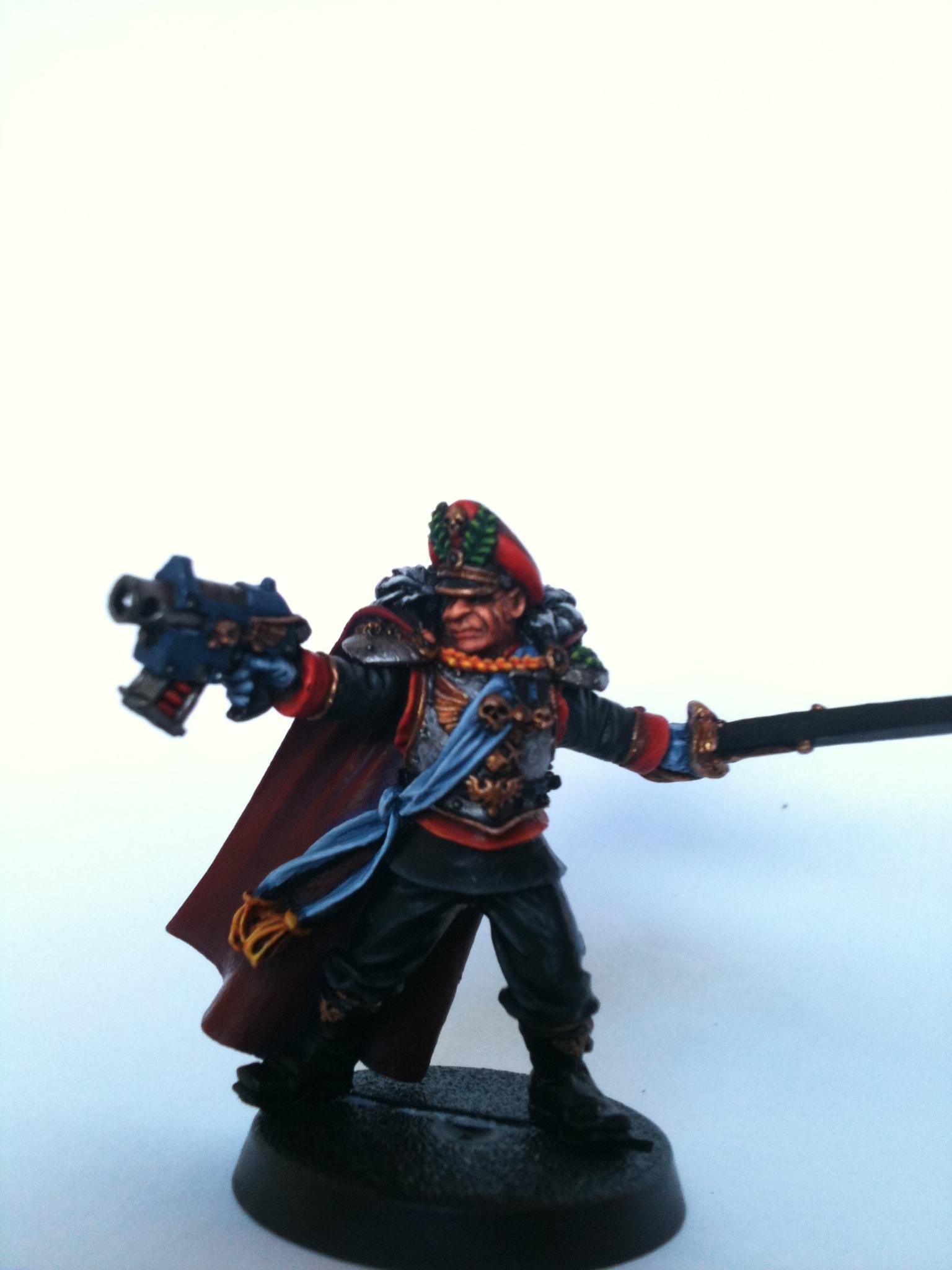 Commissar, Finecast, Imperial Guard, Warhammer 40,000, Work In Progress