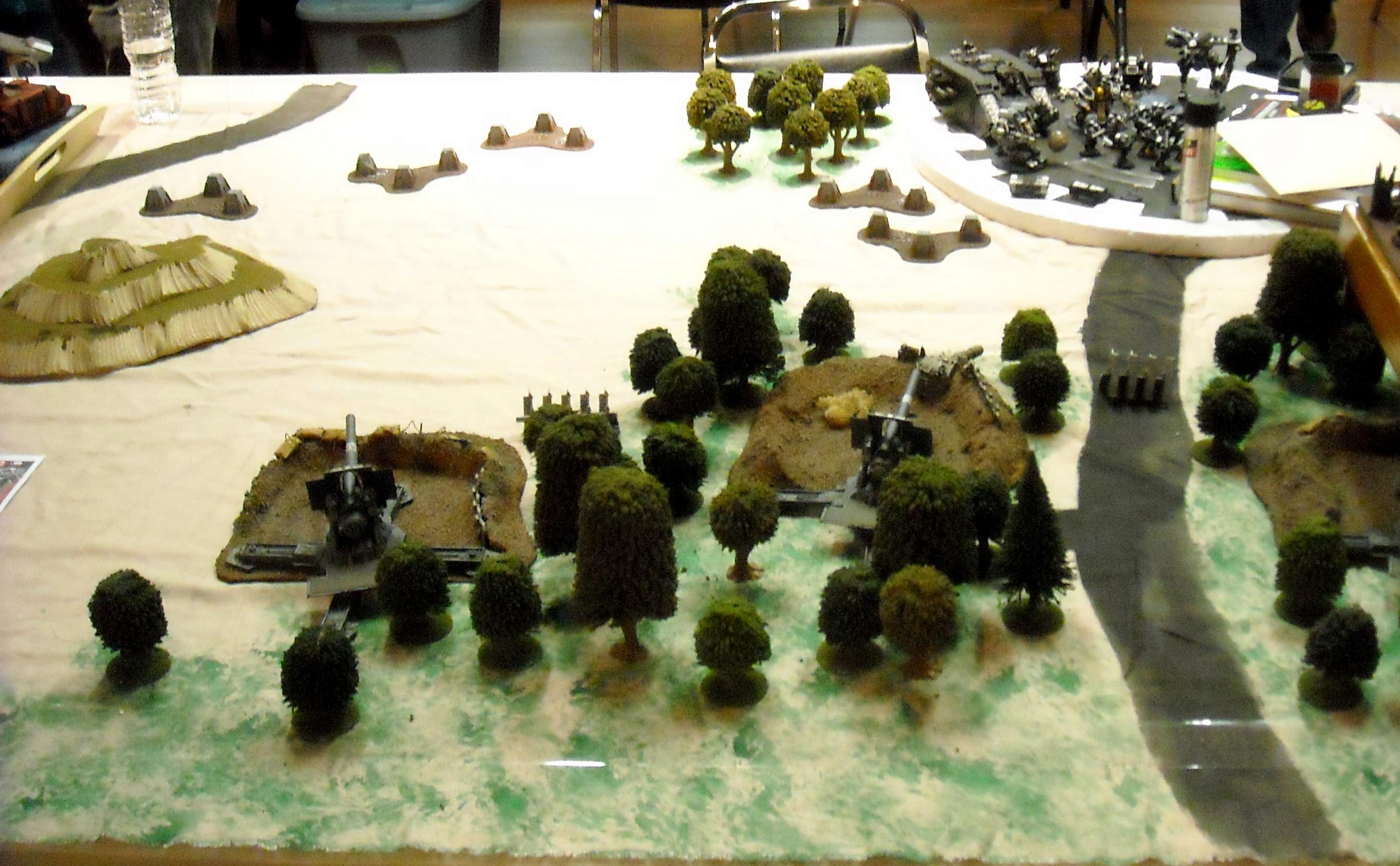 Terrain, Assault and Battery table
