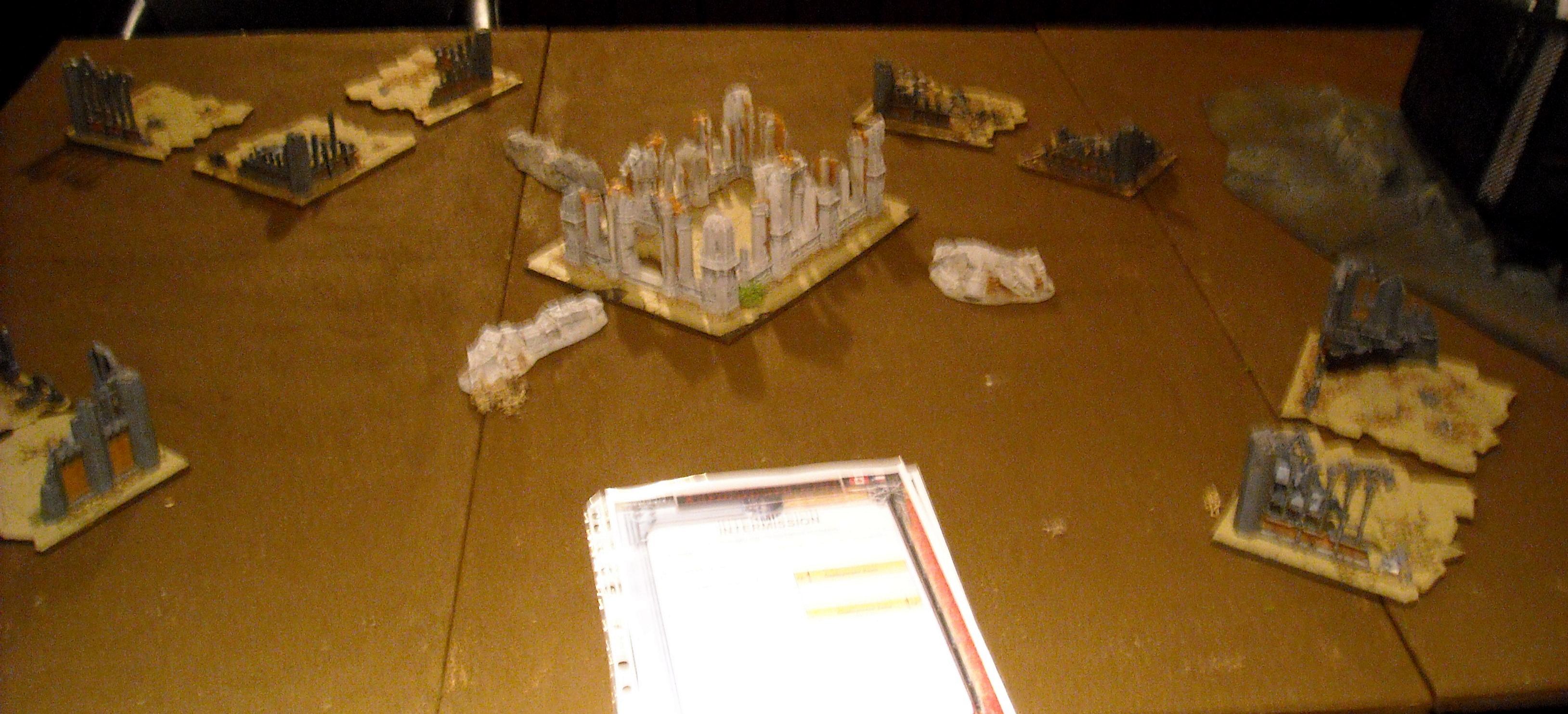 Terrain, Intermission table