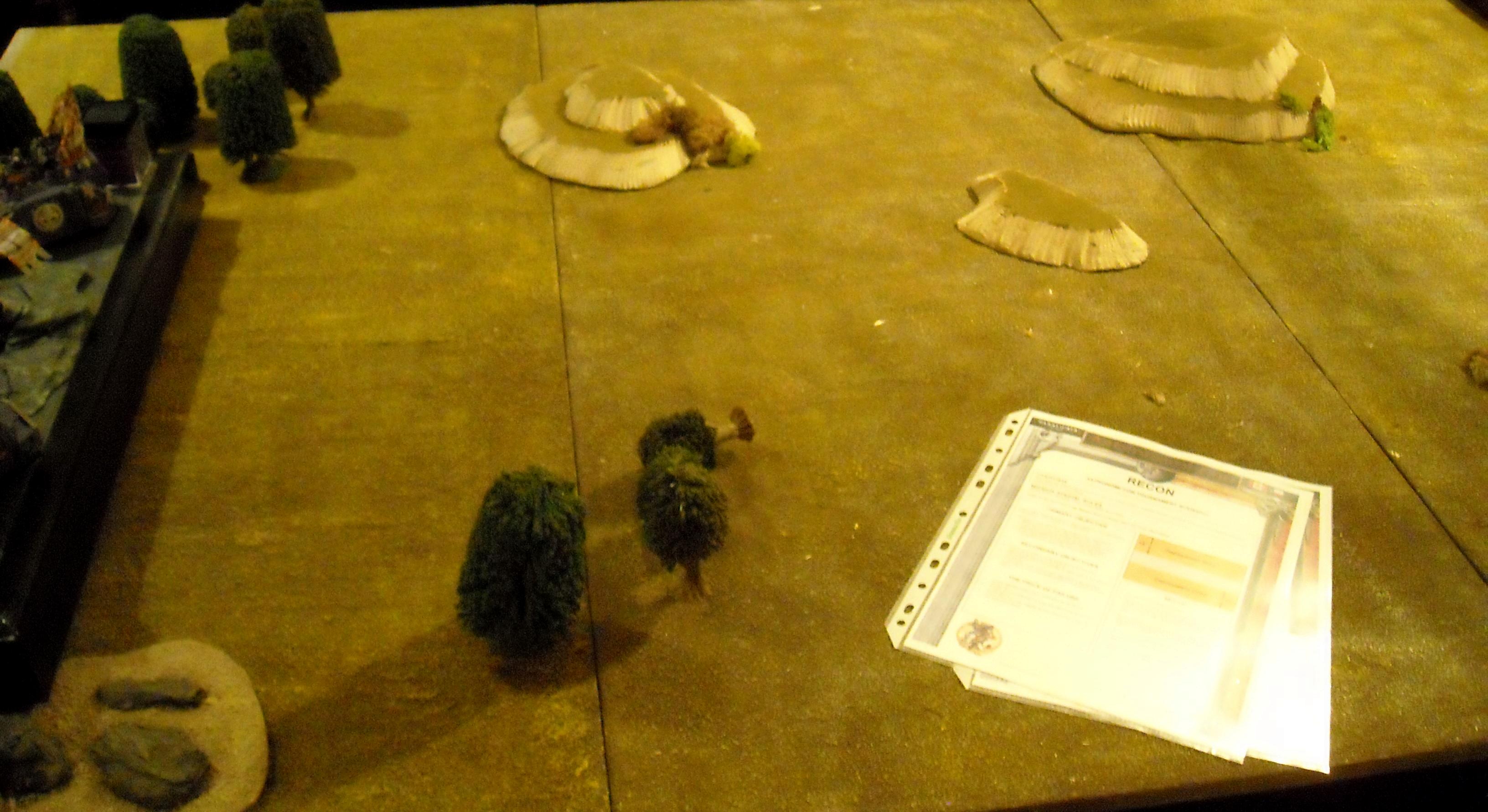 Terrain, Recon table