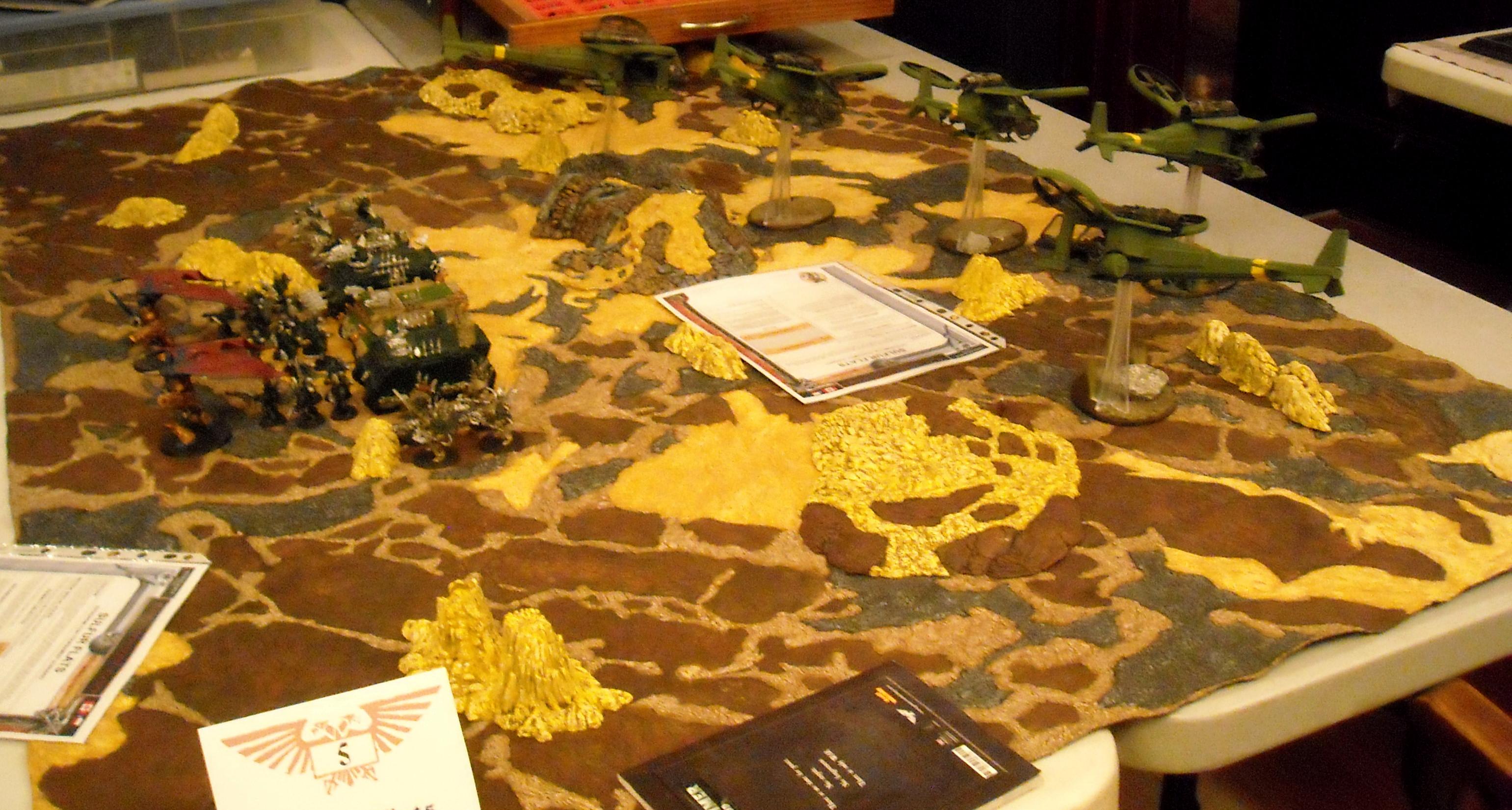 Terrain, Sulfur Flats table