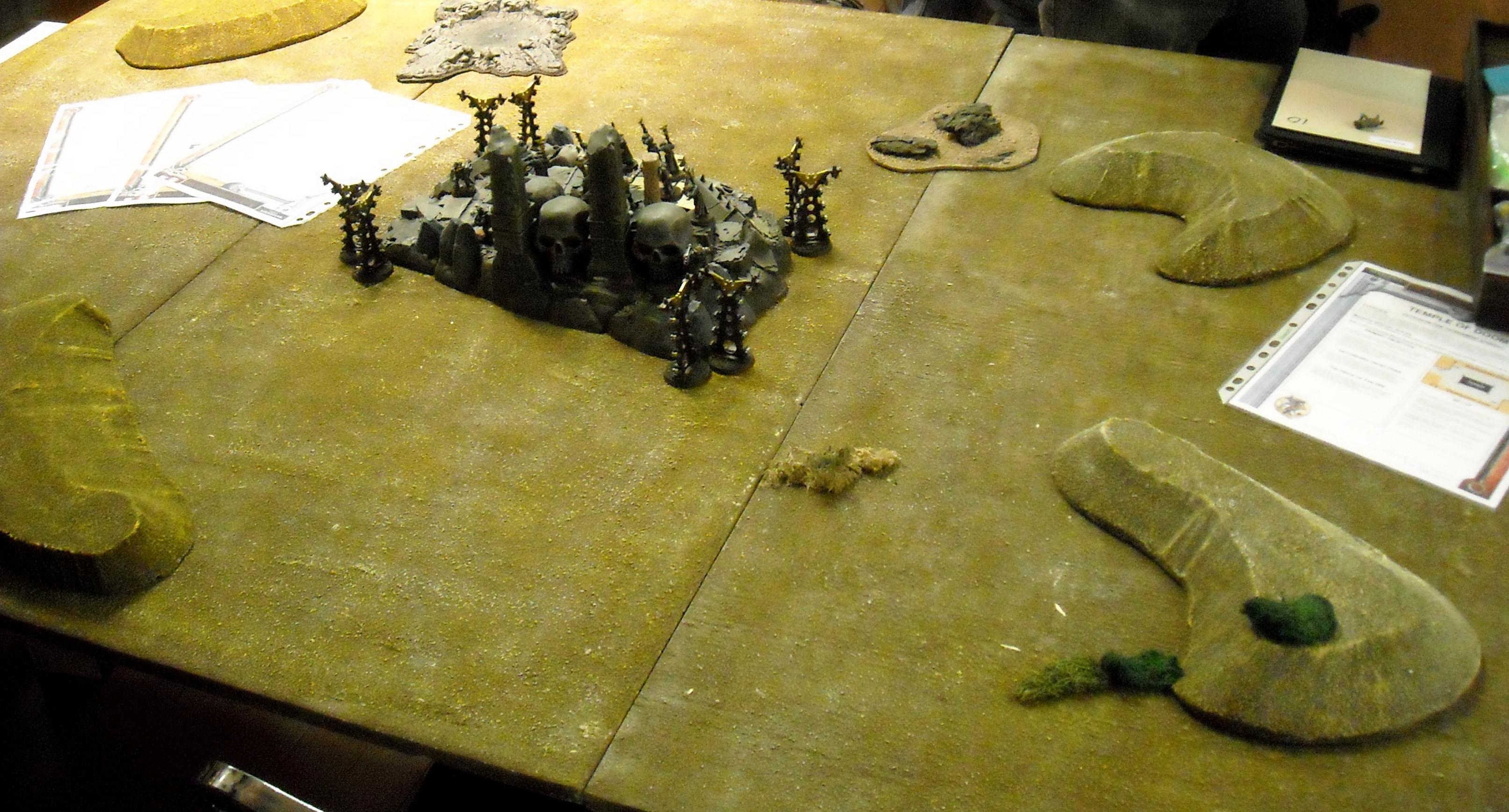 Terrain, Temple of Doom table