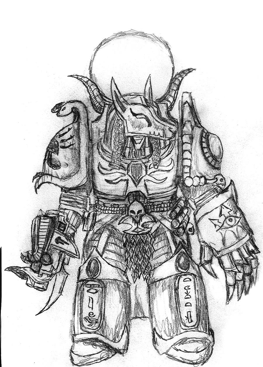 Concept Sketch - Anubis Terminator