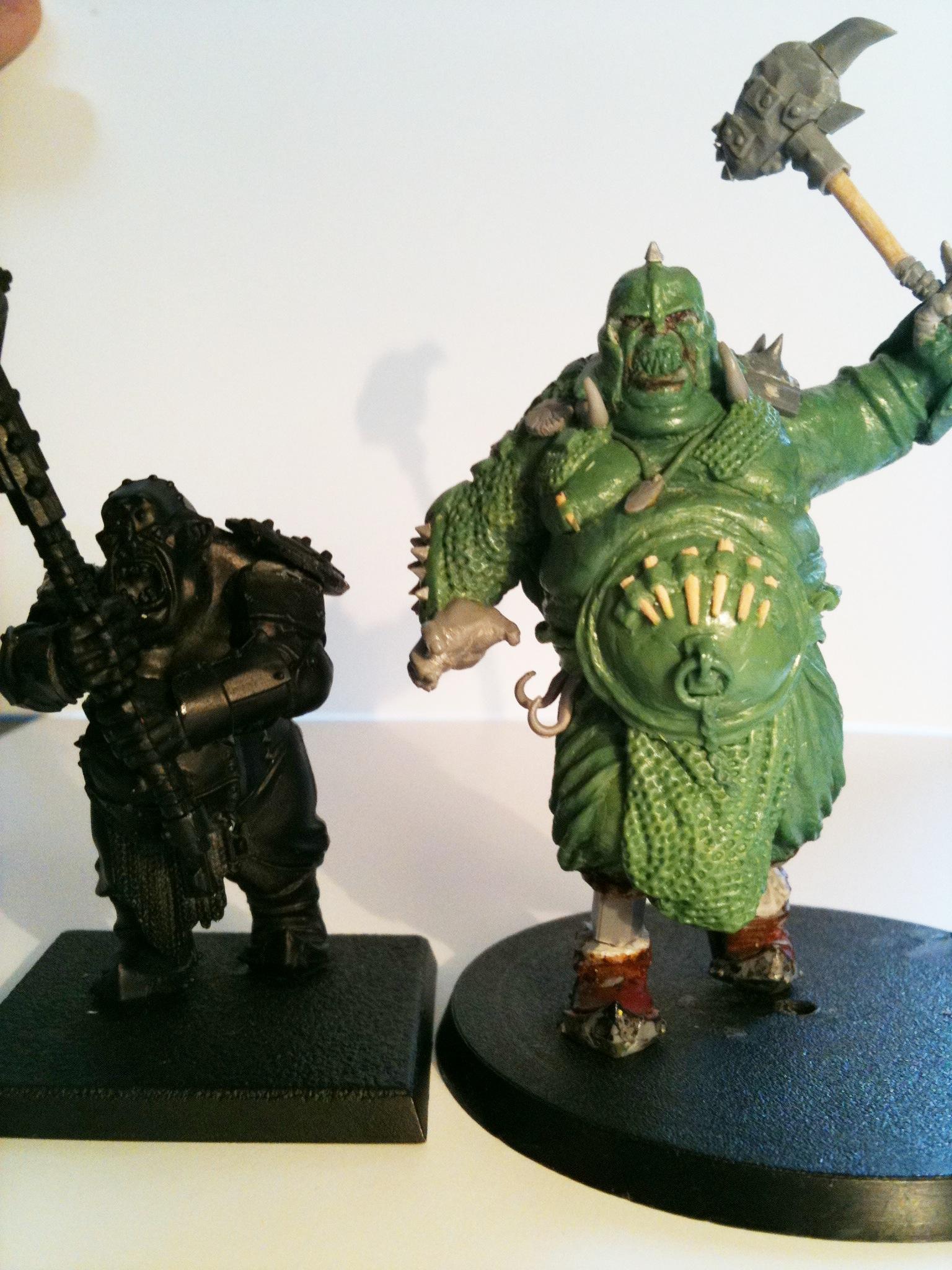 Bruiser, Conversion, Greenstuff, Hive Tyrant, Ogre Kingdoms, Scratch Build, Warhammer Fantasy, Work In Progress
