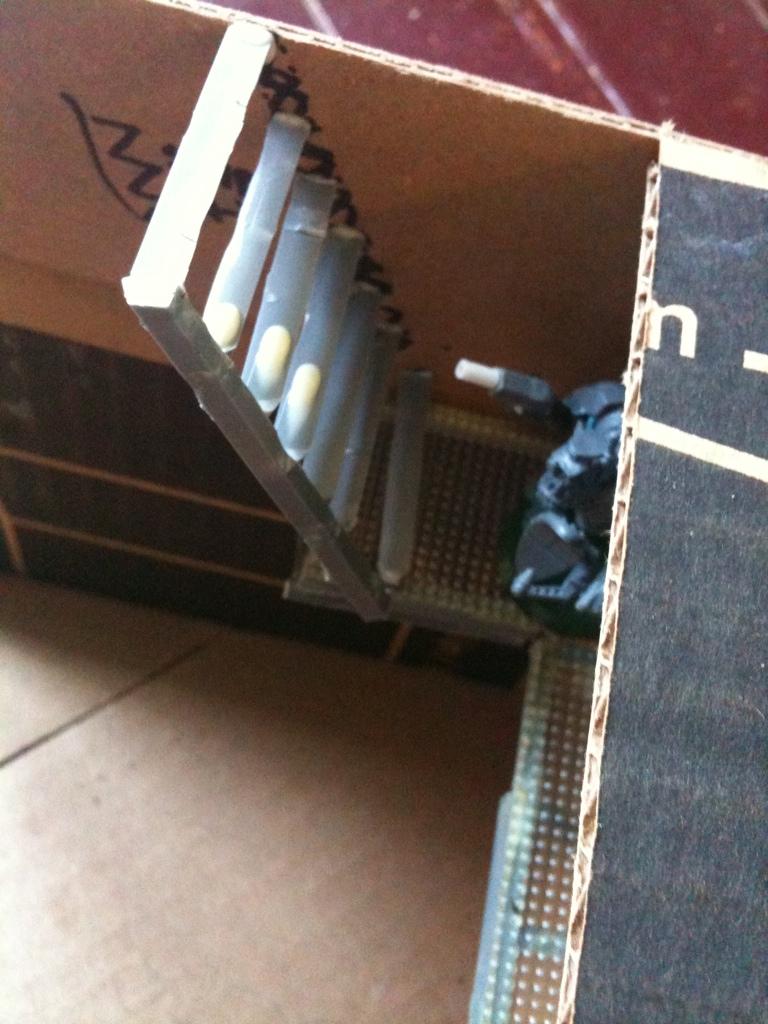 Buildings, Terrain, Stairs to the roof WIP