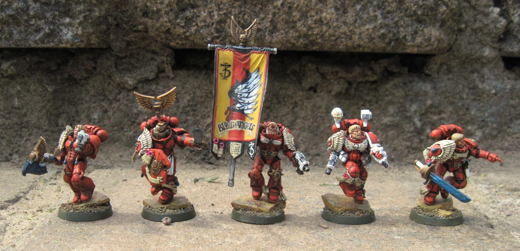 Blood Angels, Honour Guard, Sanguinary Priest, Warhammer 40,000