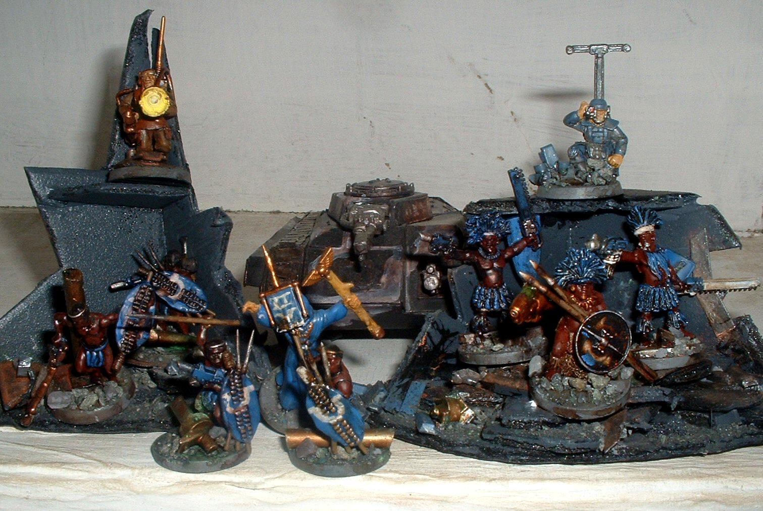 Imperial Guard, Wargames Factory, Warhammer 40,000, Zulus