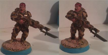 Sergeant, The sergeant; for some reason, his picture look a lot worse than the other guys' ones, now matter how much I try... Might be the pose