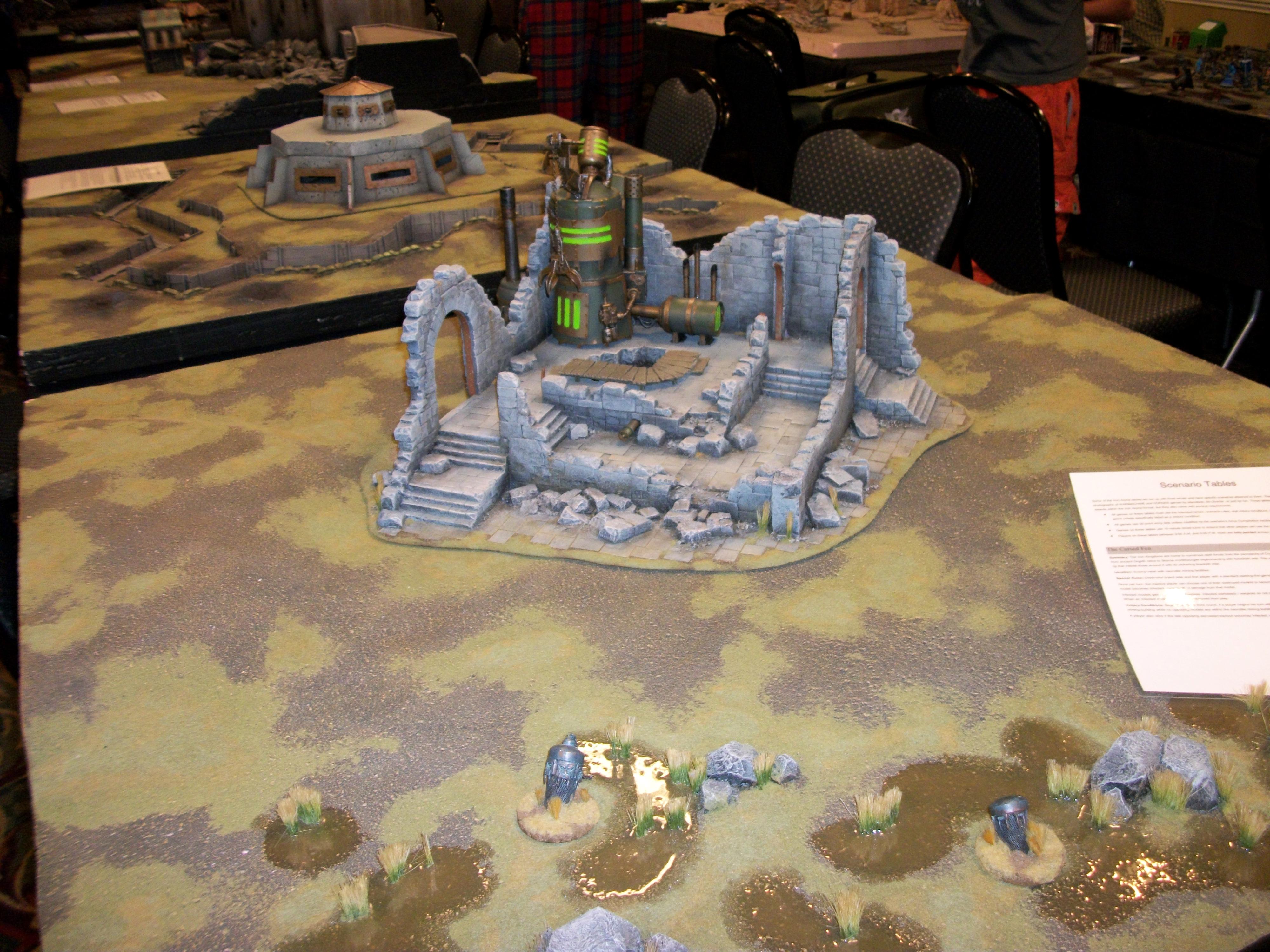 Crane and Bunker tables