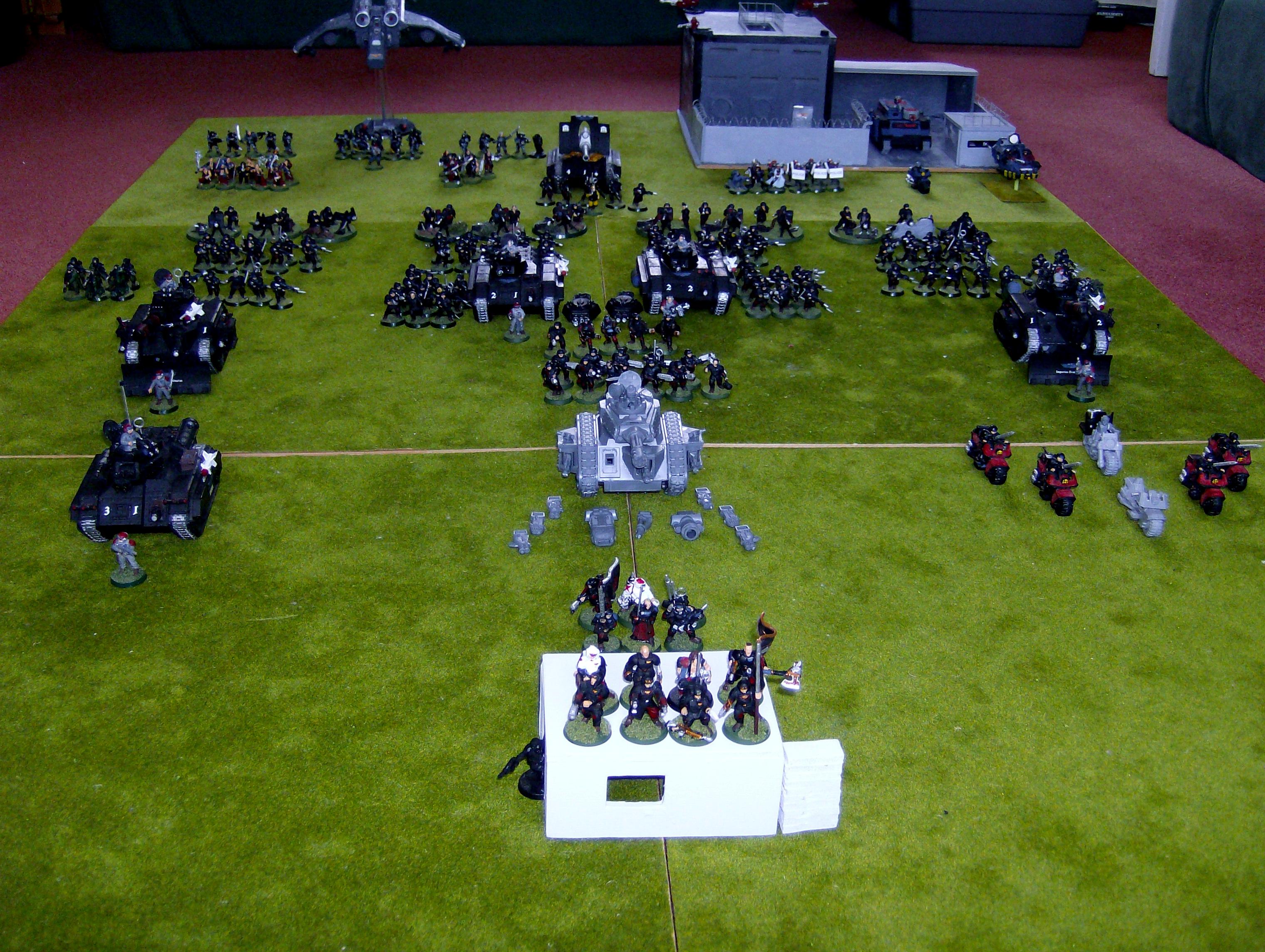 Ad Mech, Adeptus Arbites, Cadians, Imperial Guard, Imperial Navy, Tank, Terrain