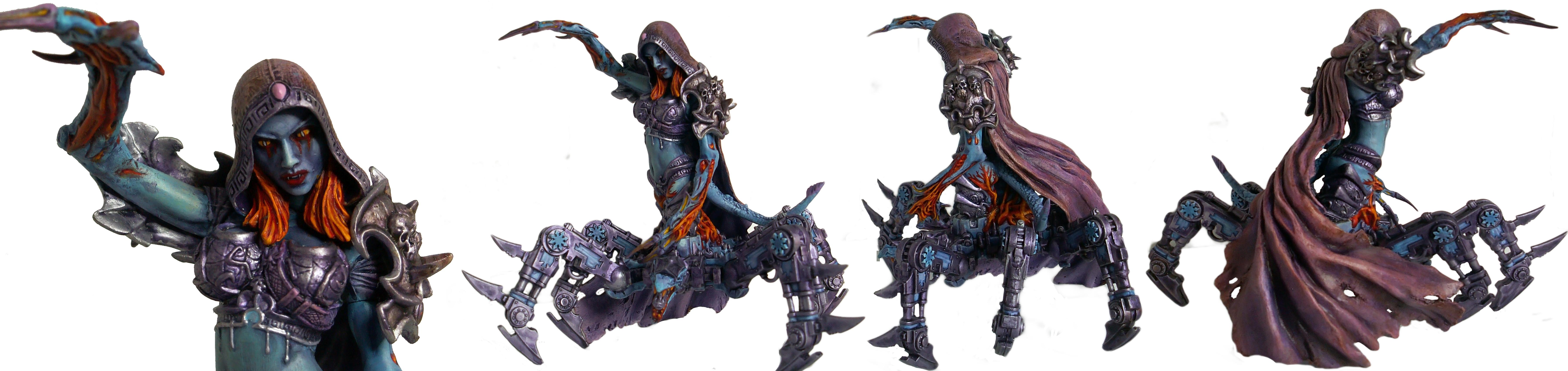 Apocalypse, Brass Scorpion, Chaos, Chaos Daemons, Chaos Space Marines, Conversion, Daemons, Defiler, Slanesh, Soul Grinder, Walker, Warhammer 40,000, Warhammer Fantasy