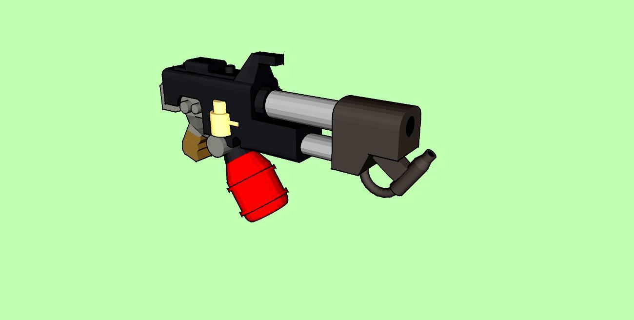 Flamer, Papercraft, Salamanders, Space Marine Flamer, Space Marines