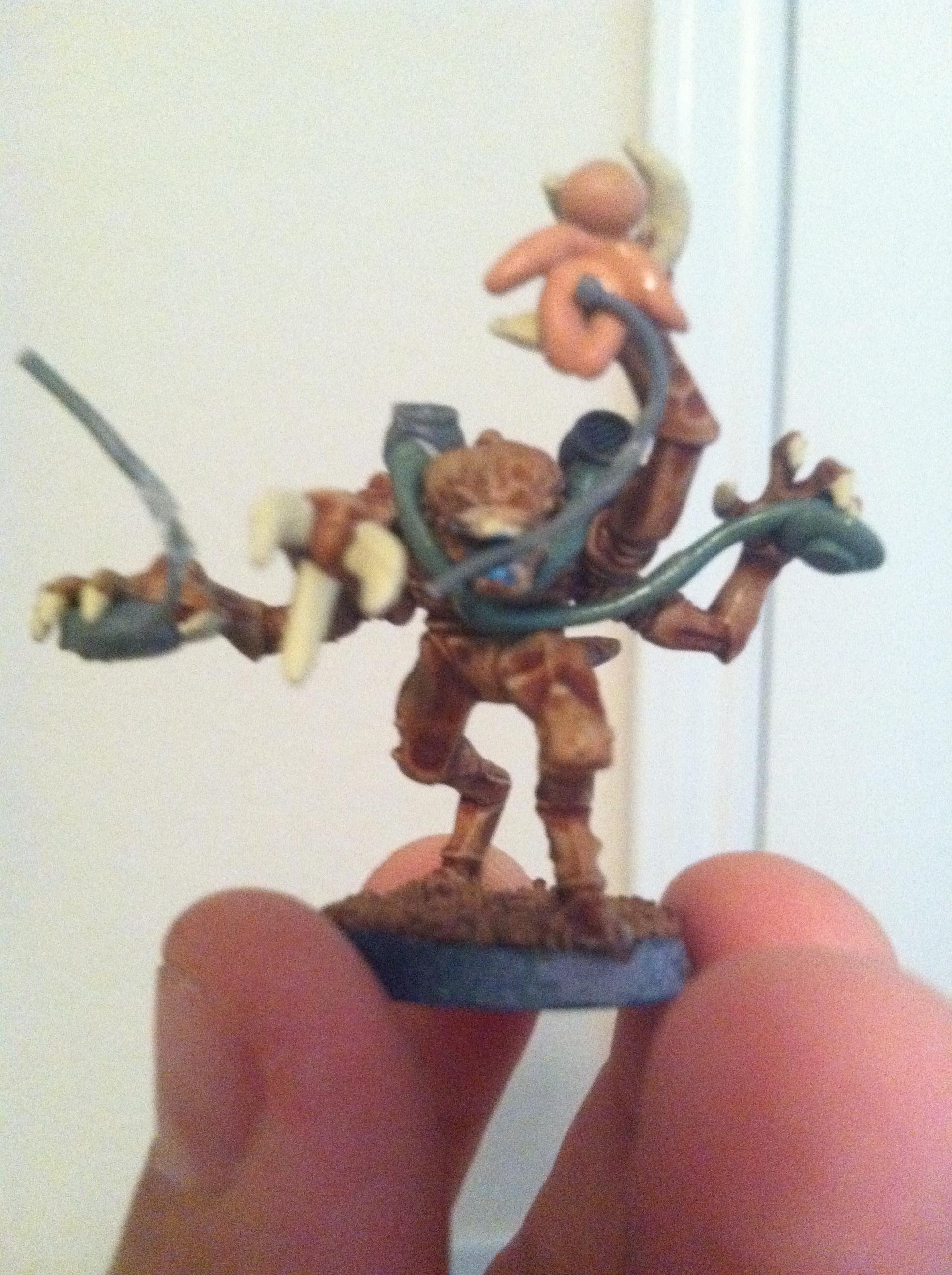 I like how the right claw is busting through