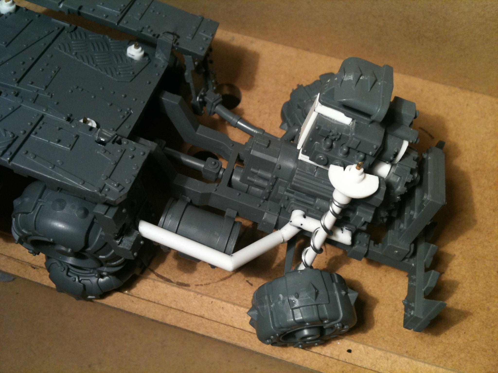 Da Dark Angelz, Gms, Orks, Trukk, Work In Progress