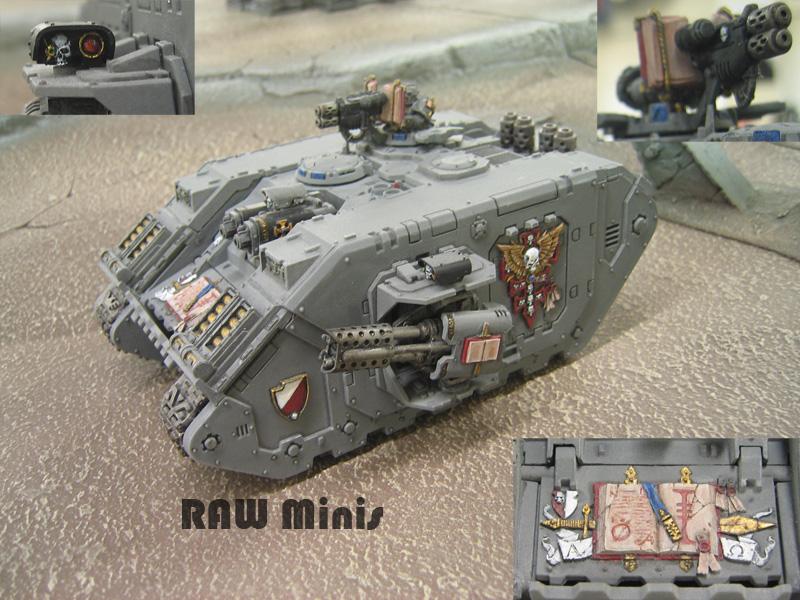 Conversion, Grey Knights, Land Raider, Painting, Space Marines, Tank, Warhammer 40,000