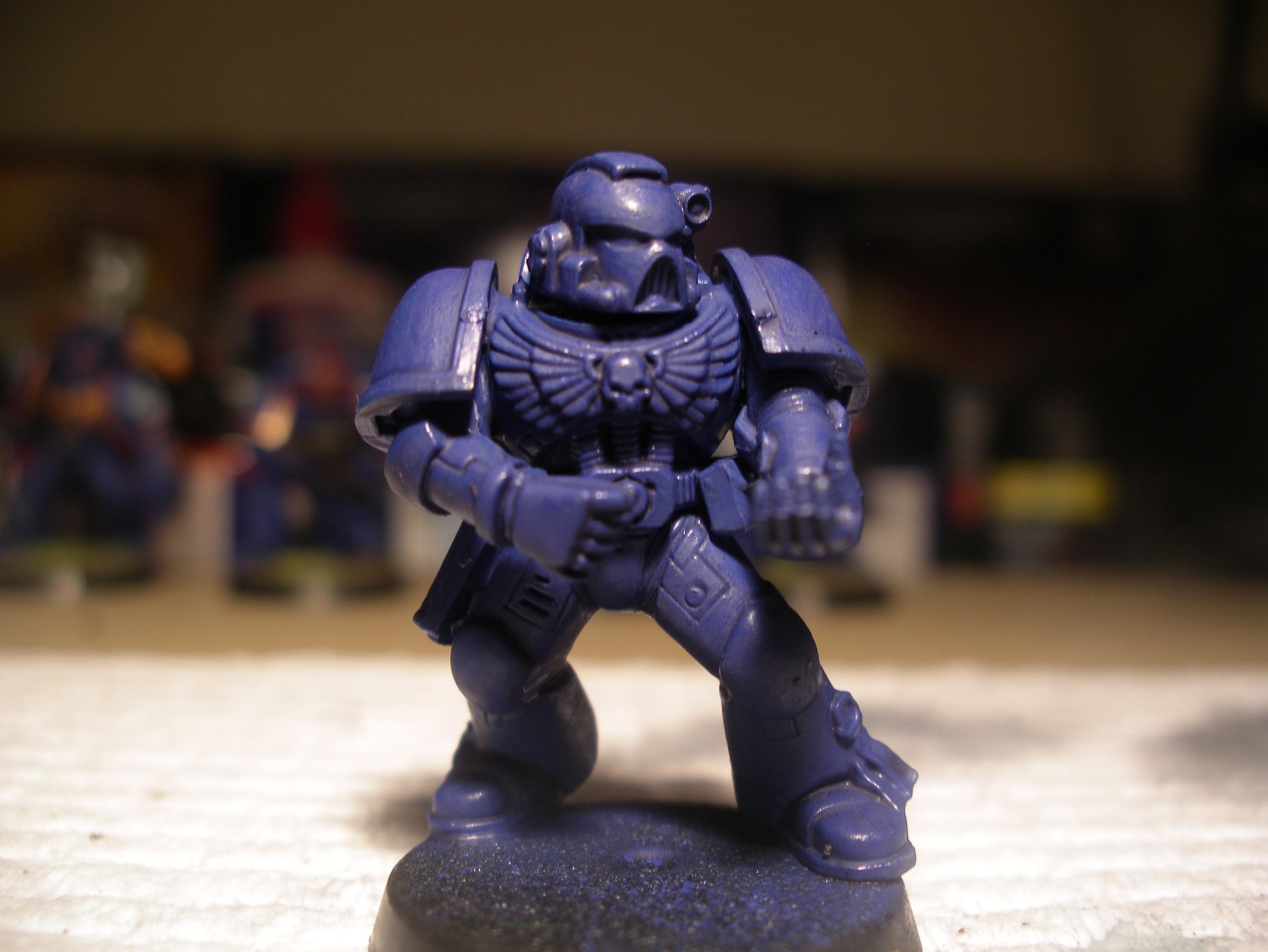 work done on morely assembled marine whilst waiting for washes etc to dry :D
