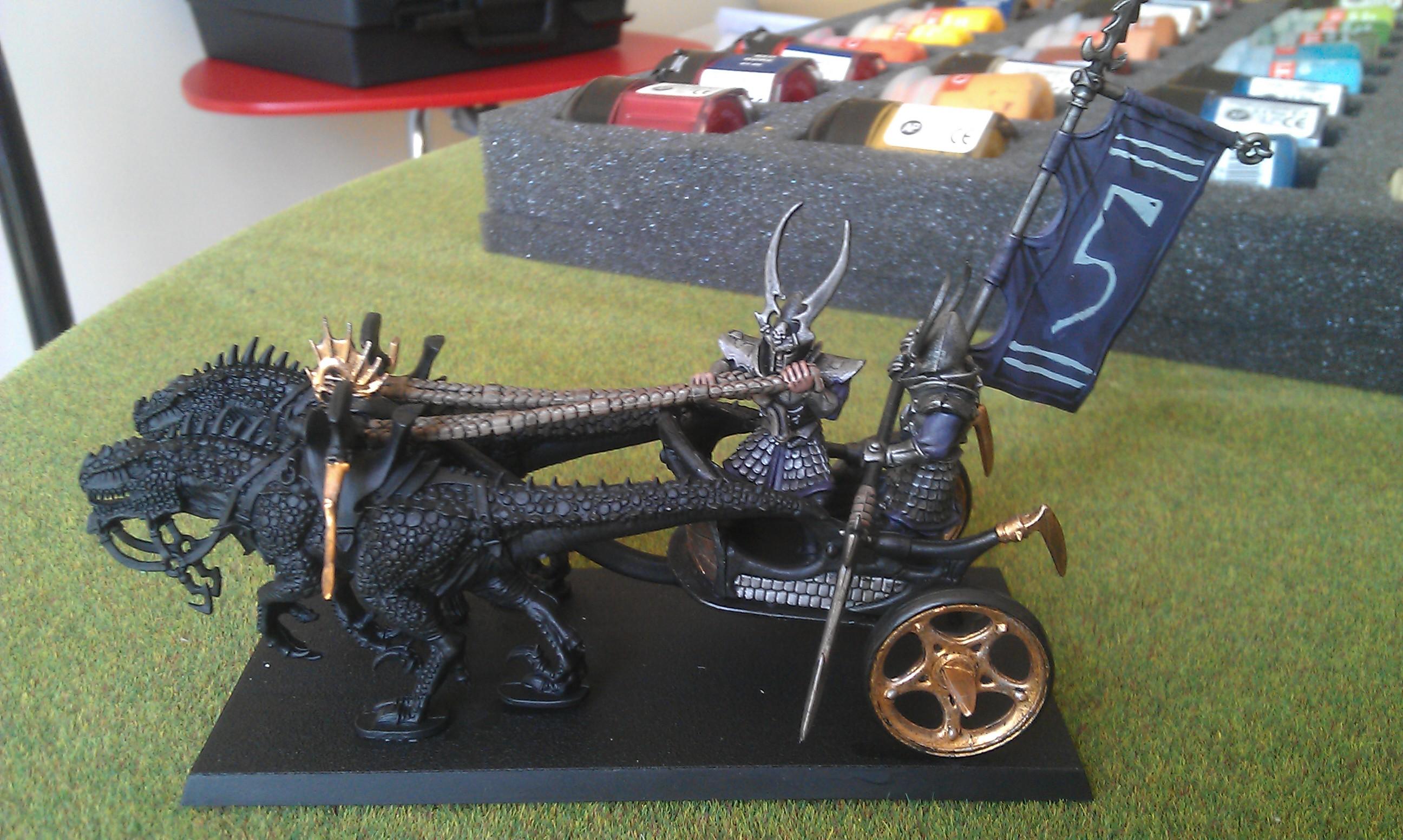 Cold One Chariot, Conversion, Dark Elves