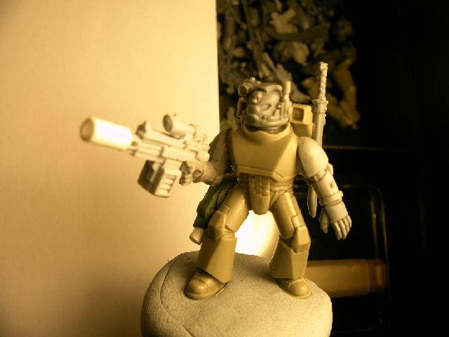 Early WIP of Stealth Marine Front