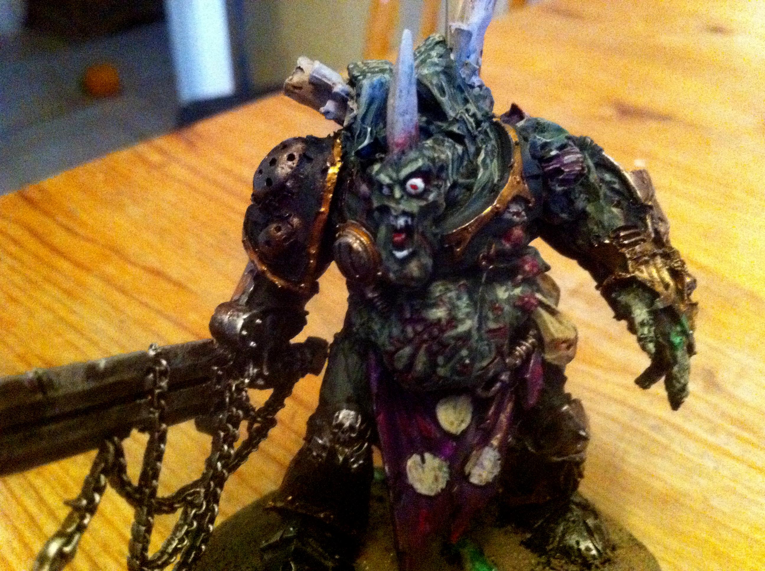 Chaos, Chaos Space Marines, Daemon Prince, Nurgle