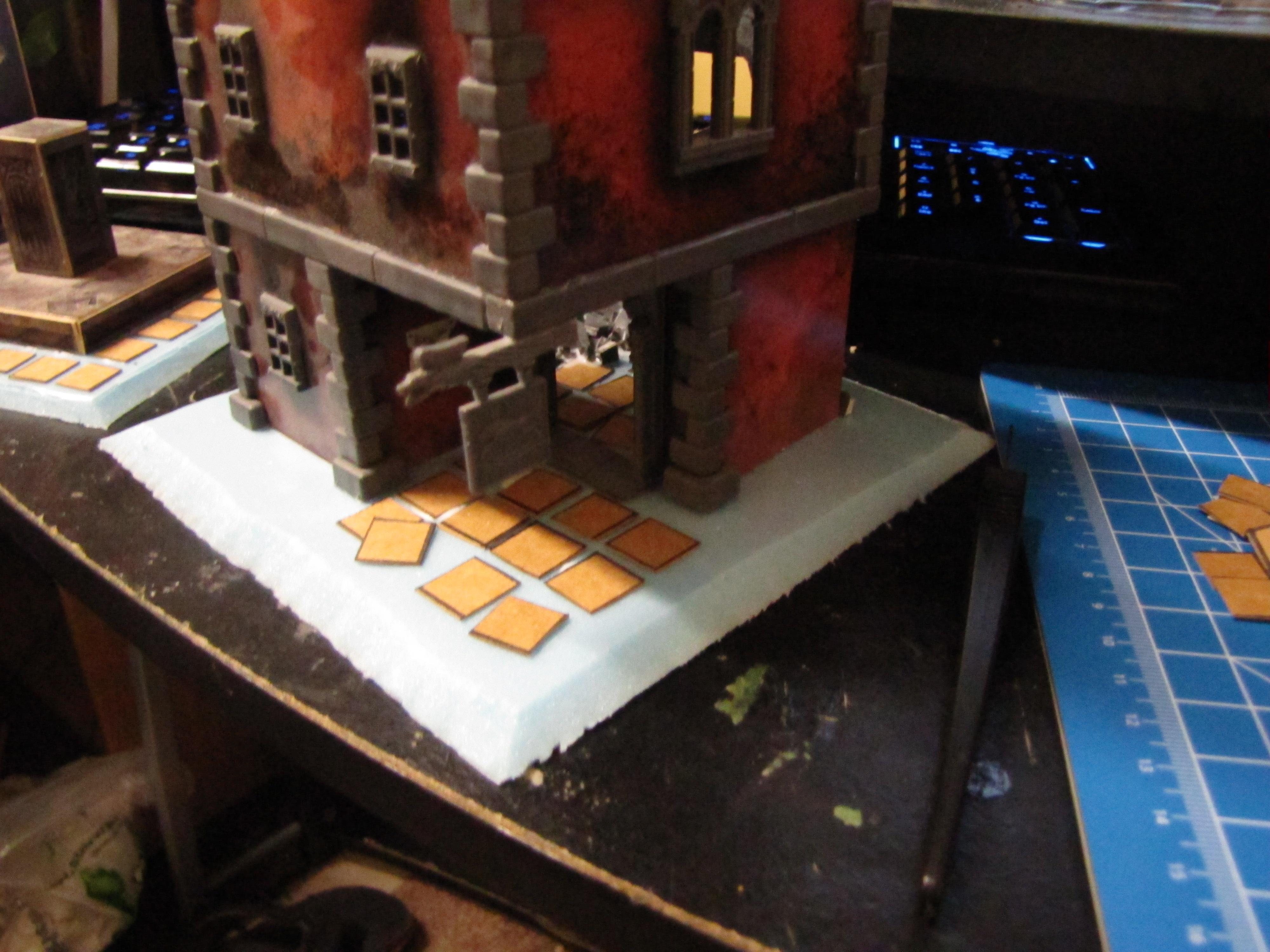 Mordheim, Terrain, tiles in front of tavern