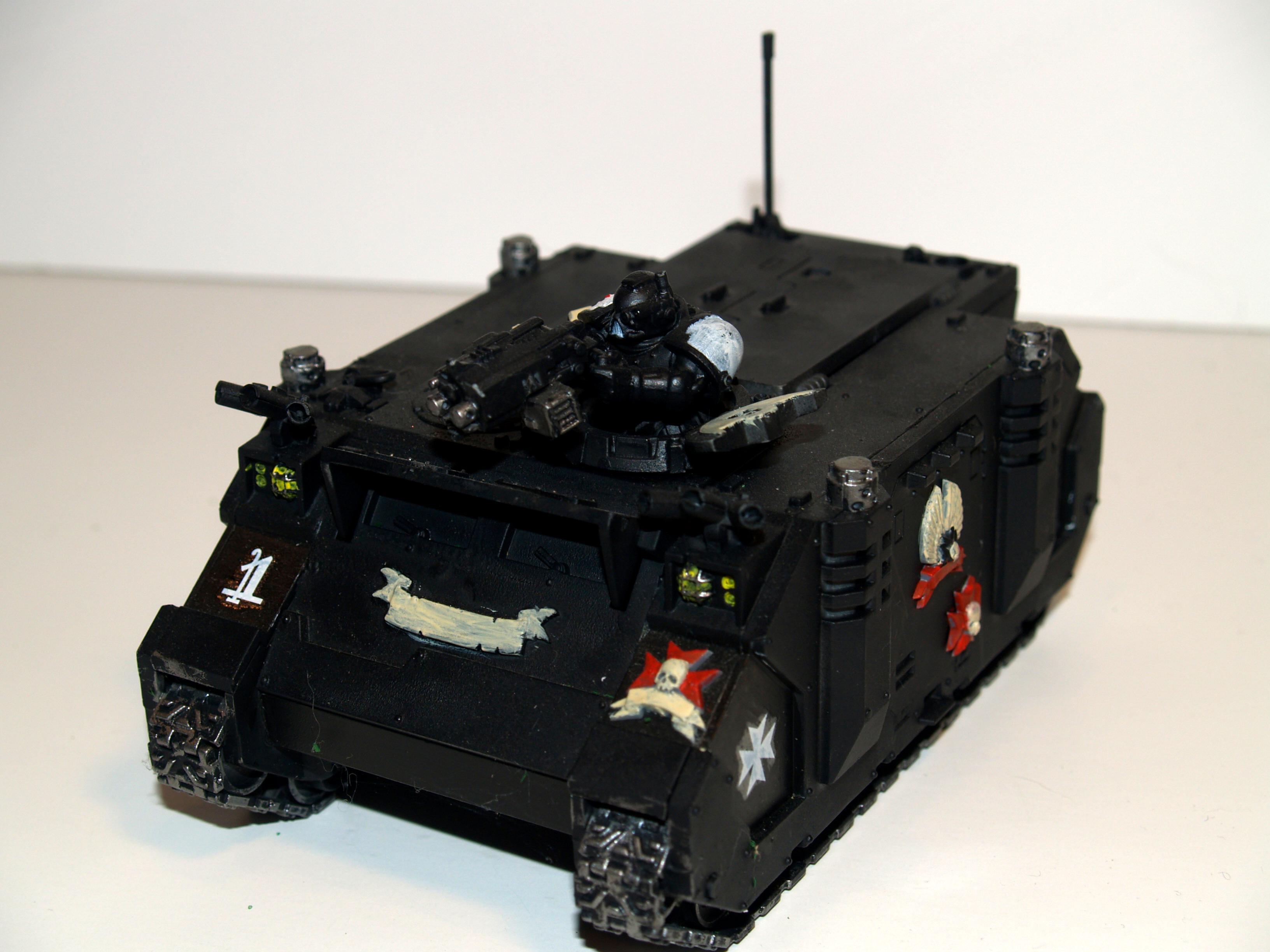 Black, Painted, Rhino, Templar