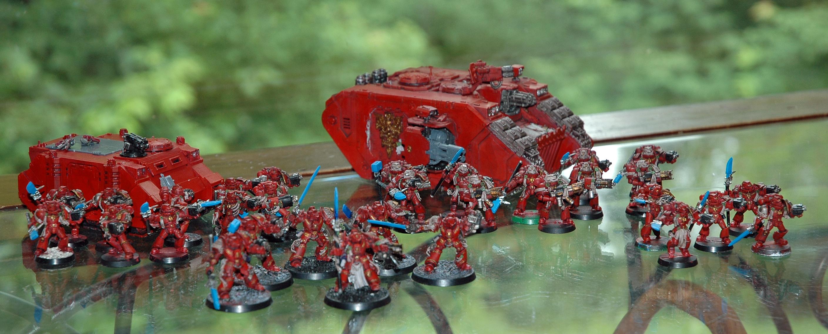 Grey Knights, Red Knights, Space Marines, Warhammer 40,000